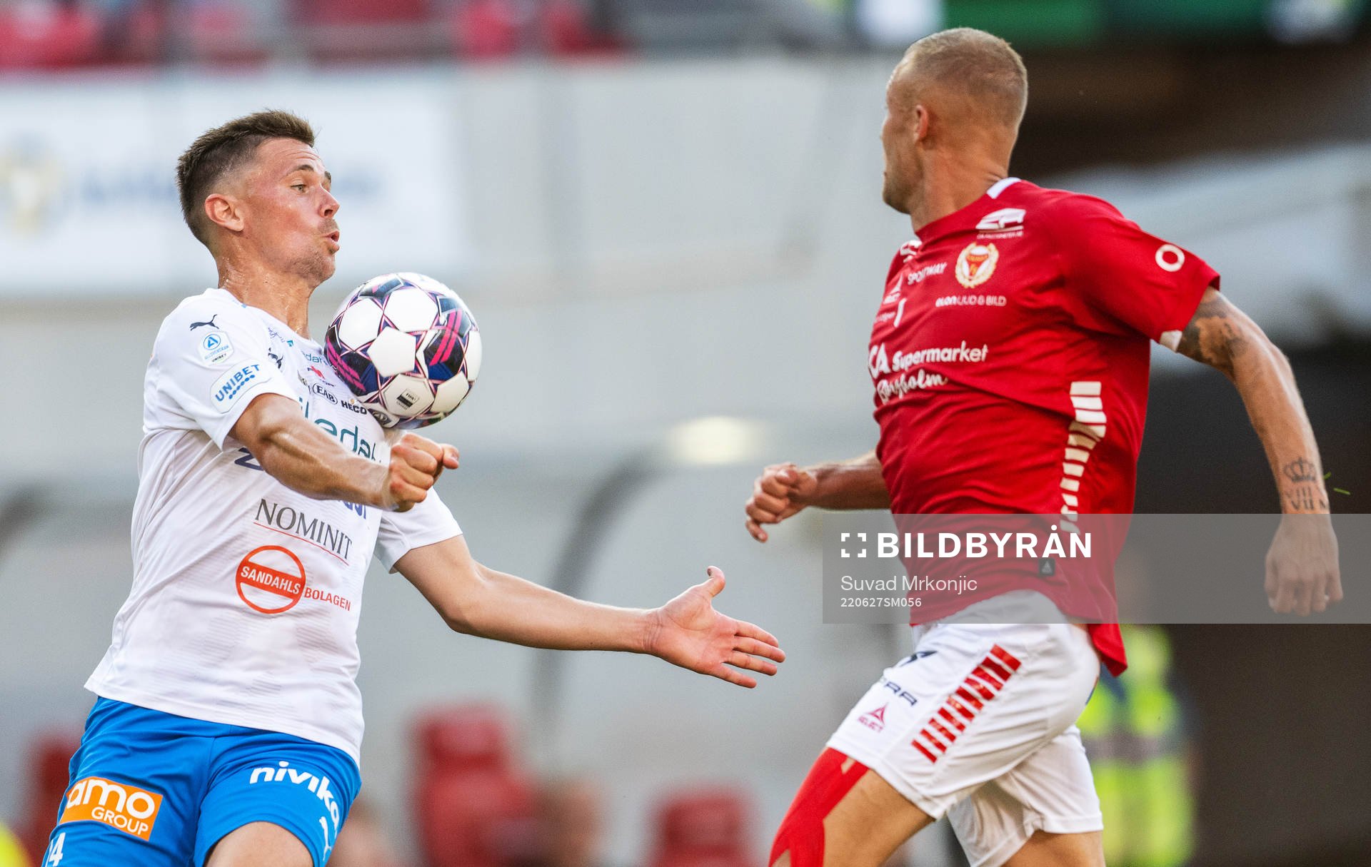 Värnamos Marcus Antonsson och Kalmars Rasmus Sjöstedt