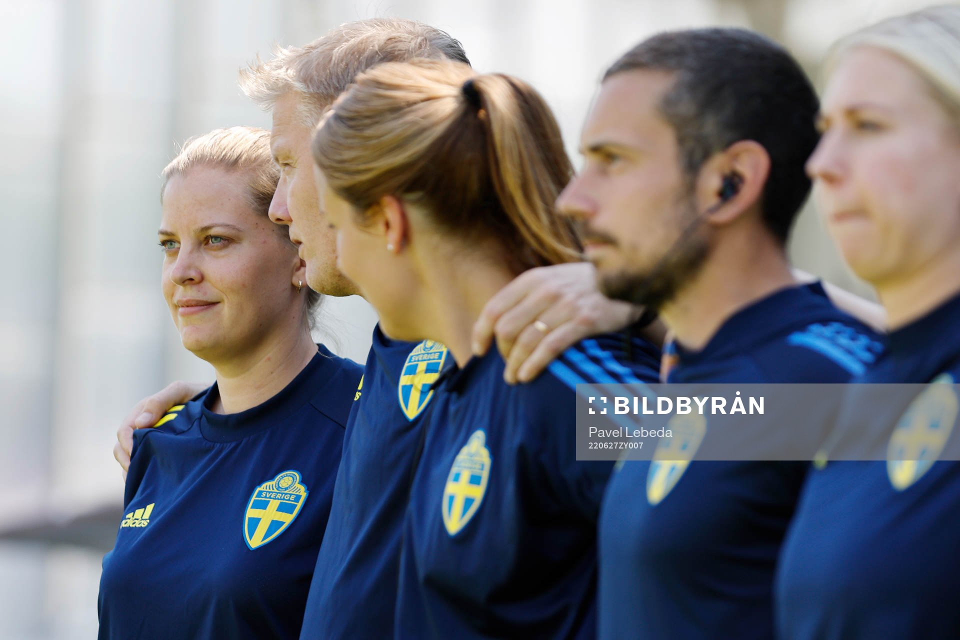 Caroline Sjöblom, head coach of Sweden. the UEFA Womens