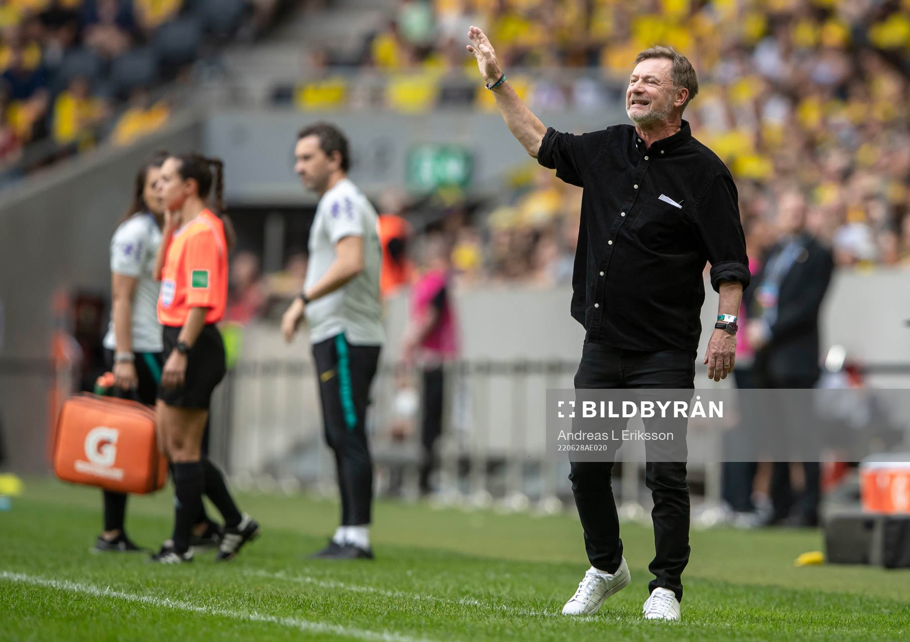 Head coach Peter Gerhardsson of Sweden