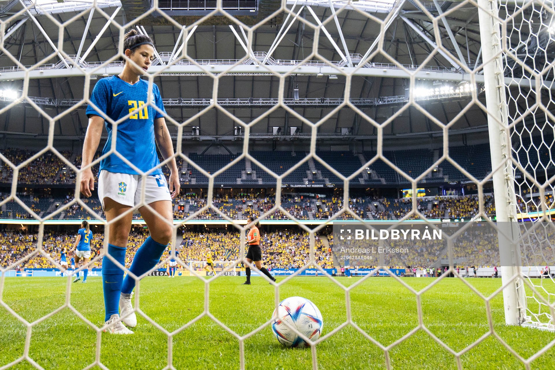 Fernanda of Brazil looks dejected