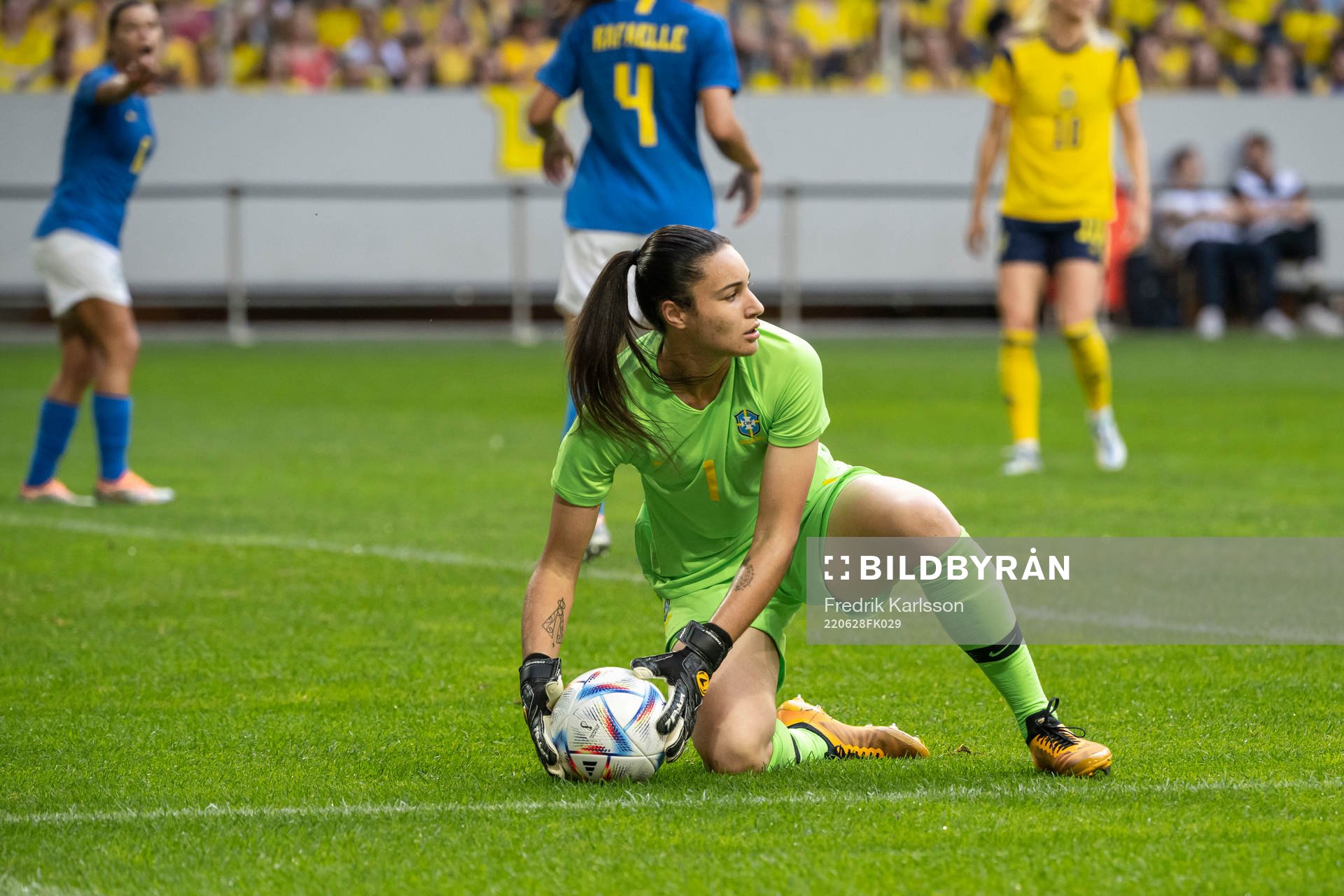 goalkeeper  Lorena of Brazil