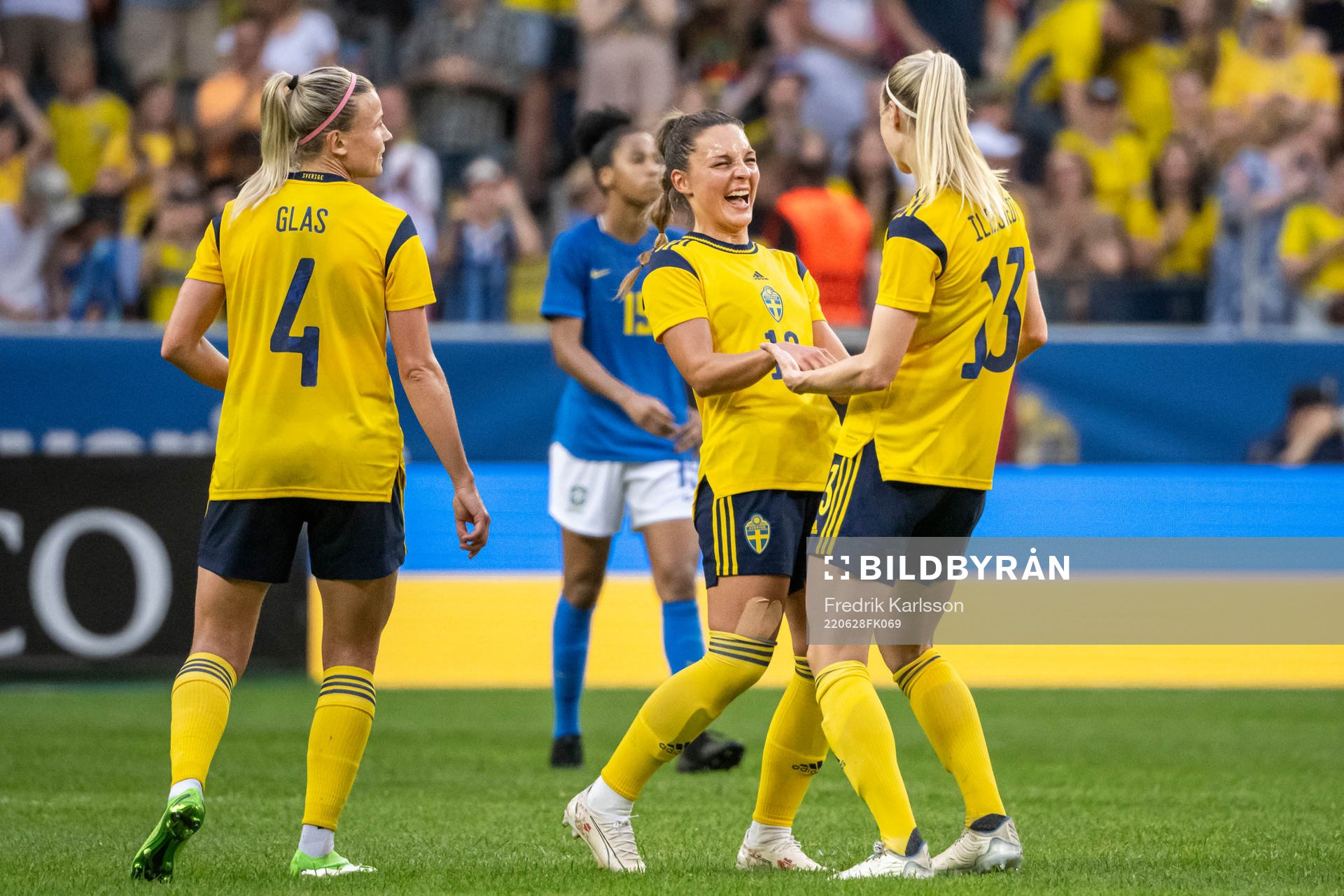 Johanna Rytting Kaneryd and Amanda Ilestedt of Sweden