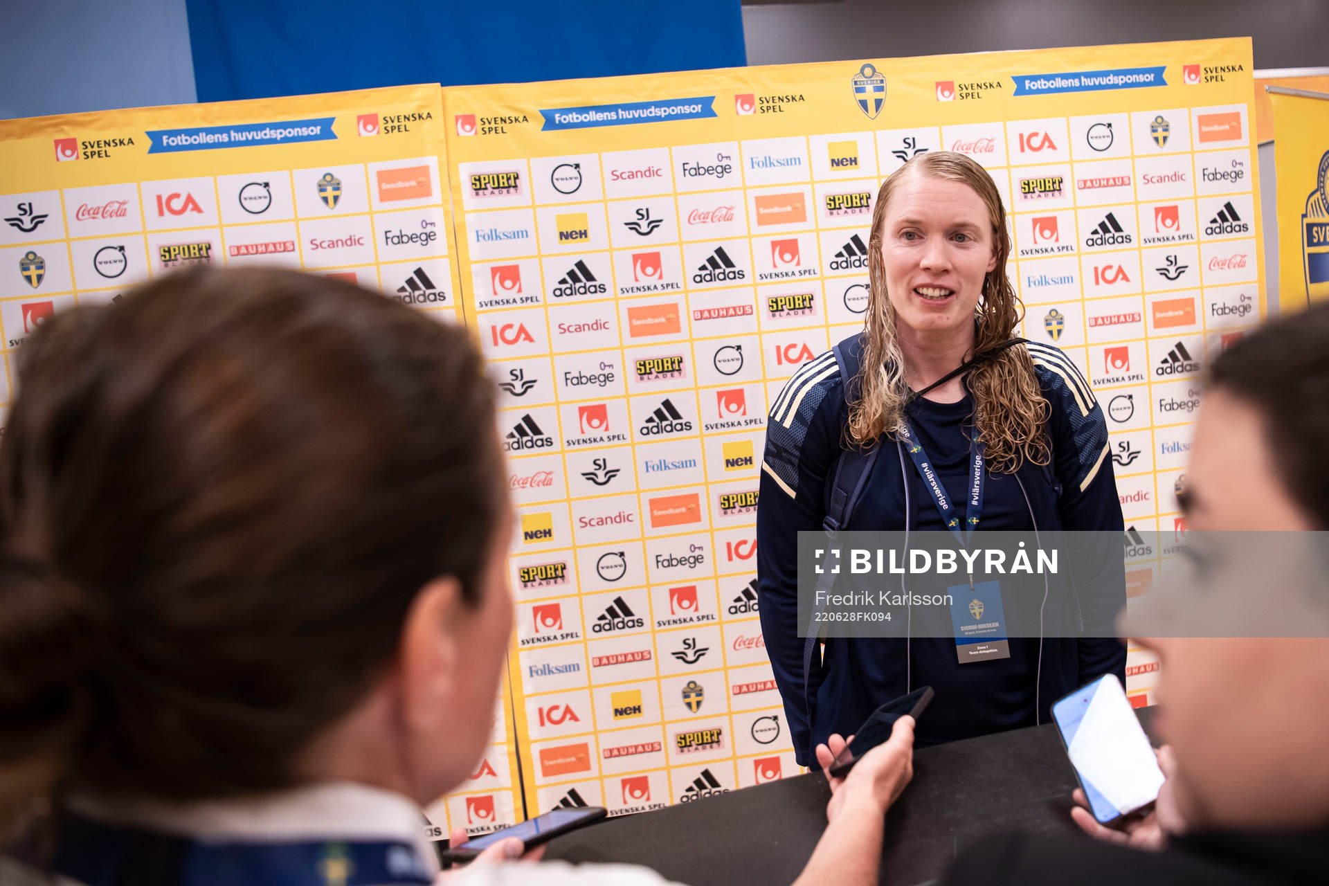 Goalkeeper Hedvig Lindahl of Sweden