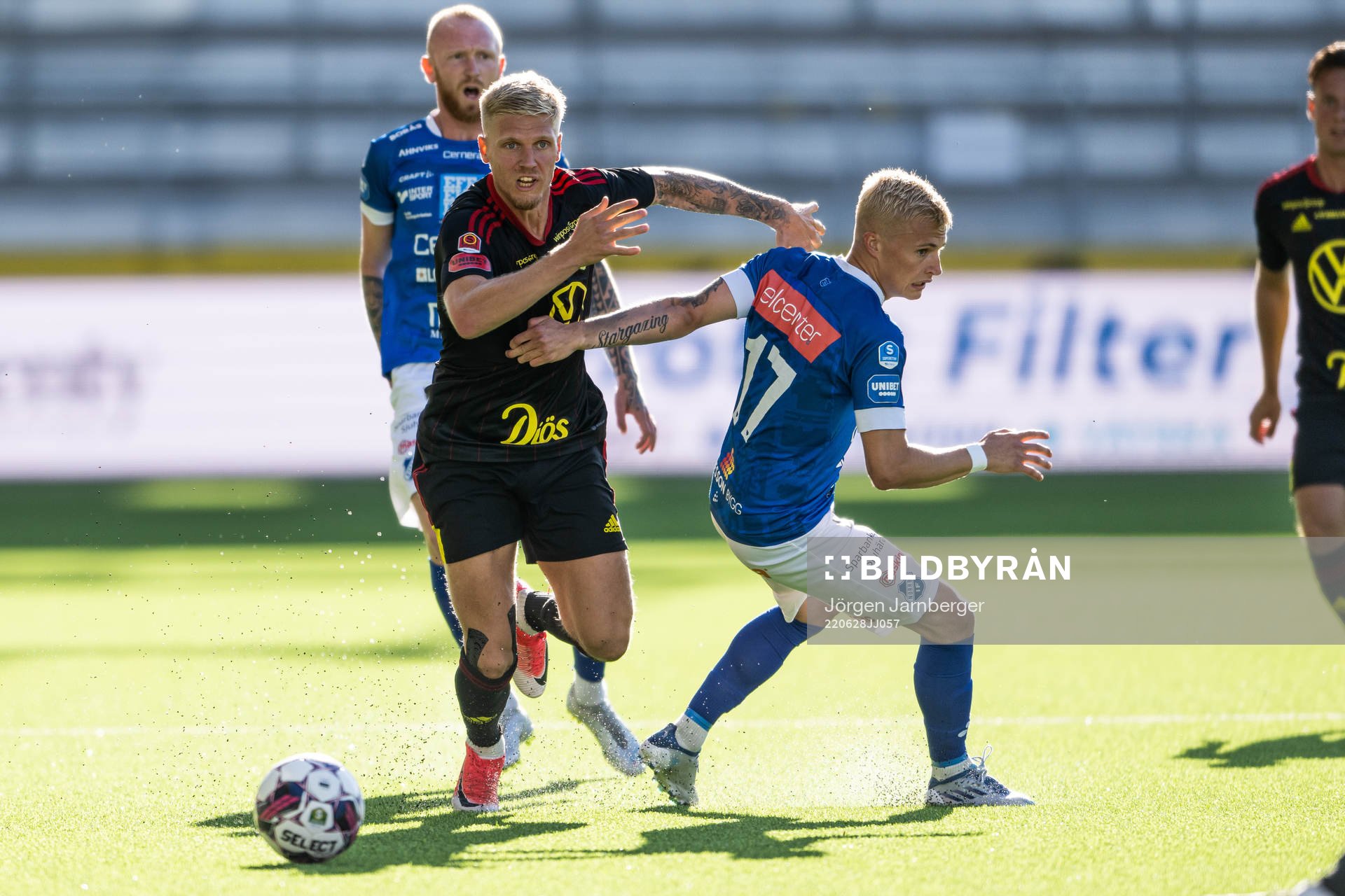 Östersunds André Österholm och Norrbys Viktor Bergh