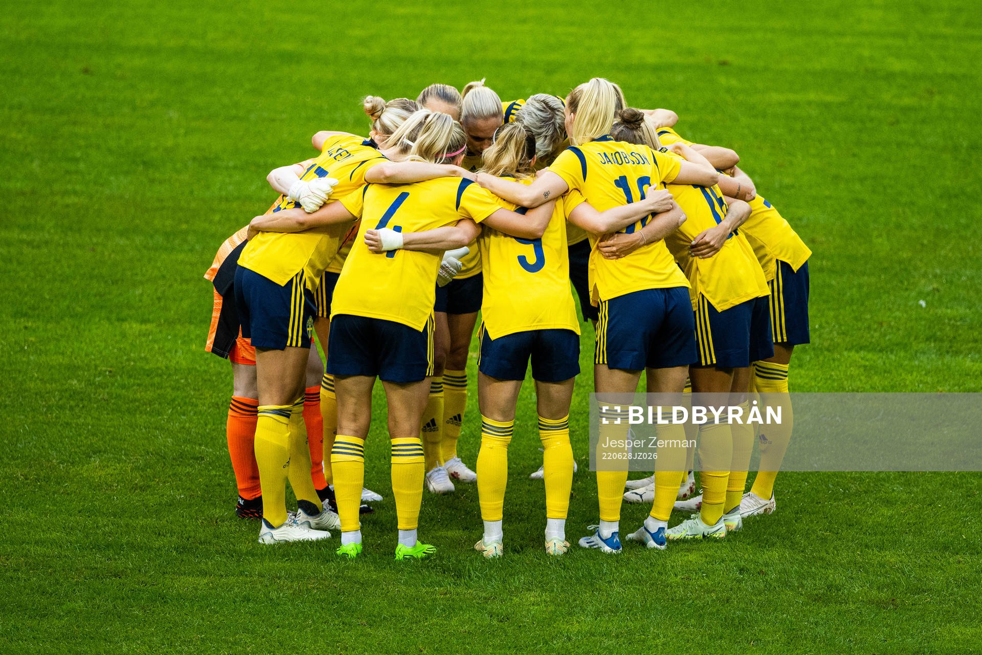 Players of Sweden gather