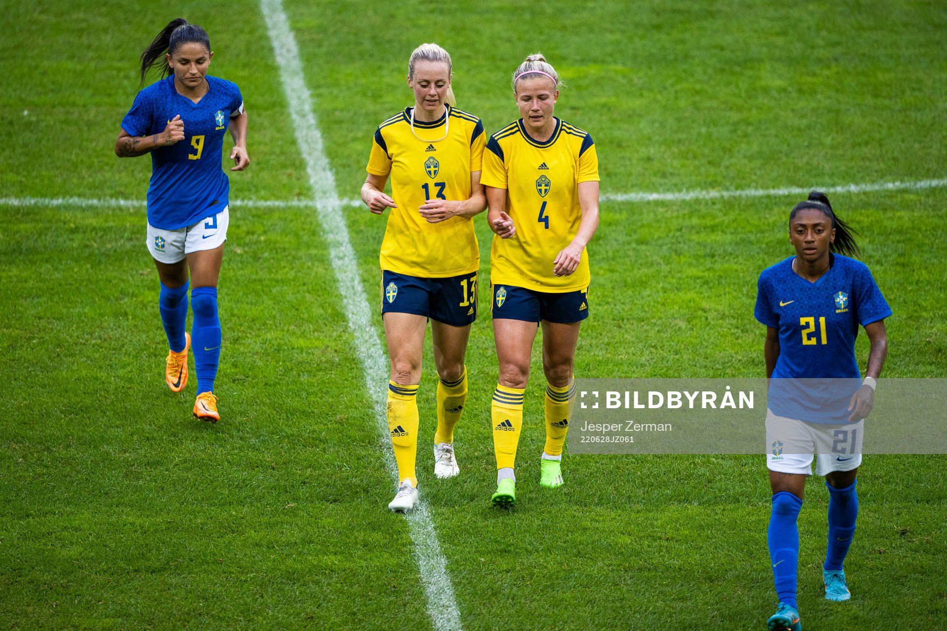 Amanda Ilestedt and Hanna Glas of Sweden