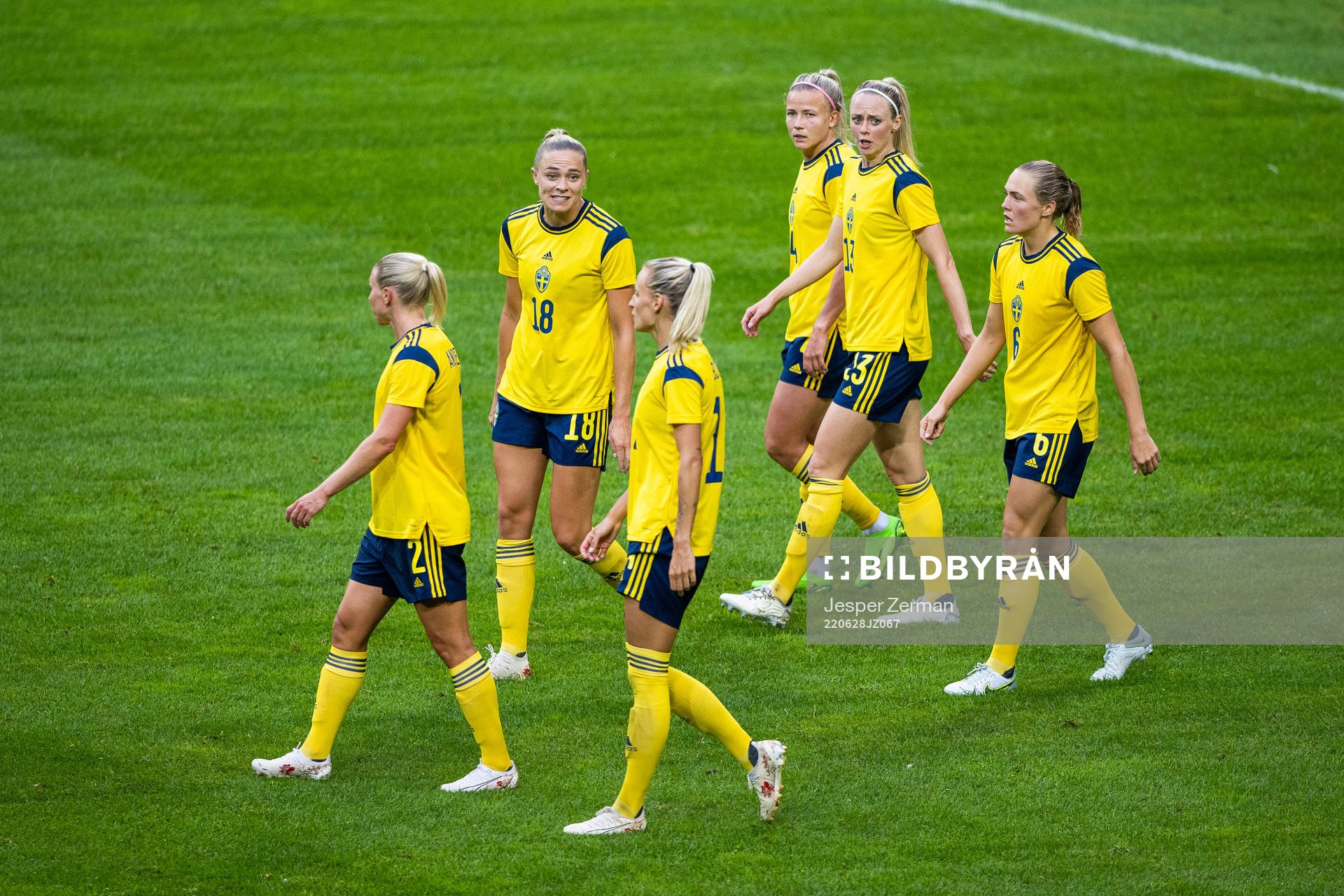 Jonna Andersson, Fridolina Rolfö, Sofia Jakobsson, Hanna