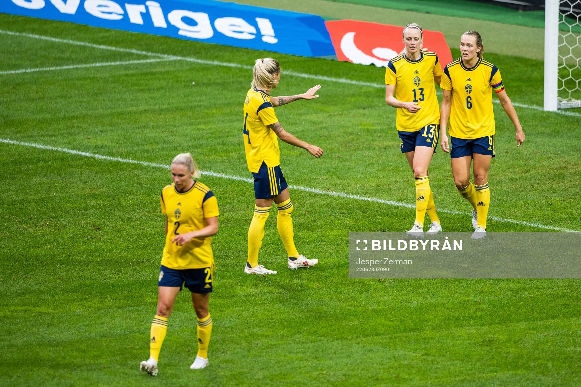 Jonna Andersson, Hanna Glas, Amanda Ilestedt and Magdalena