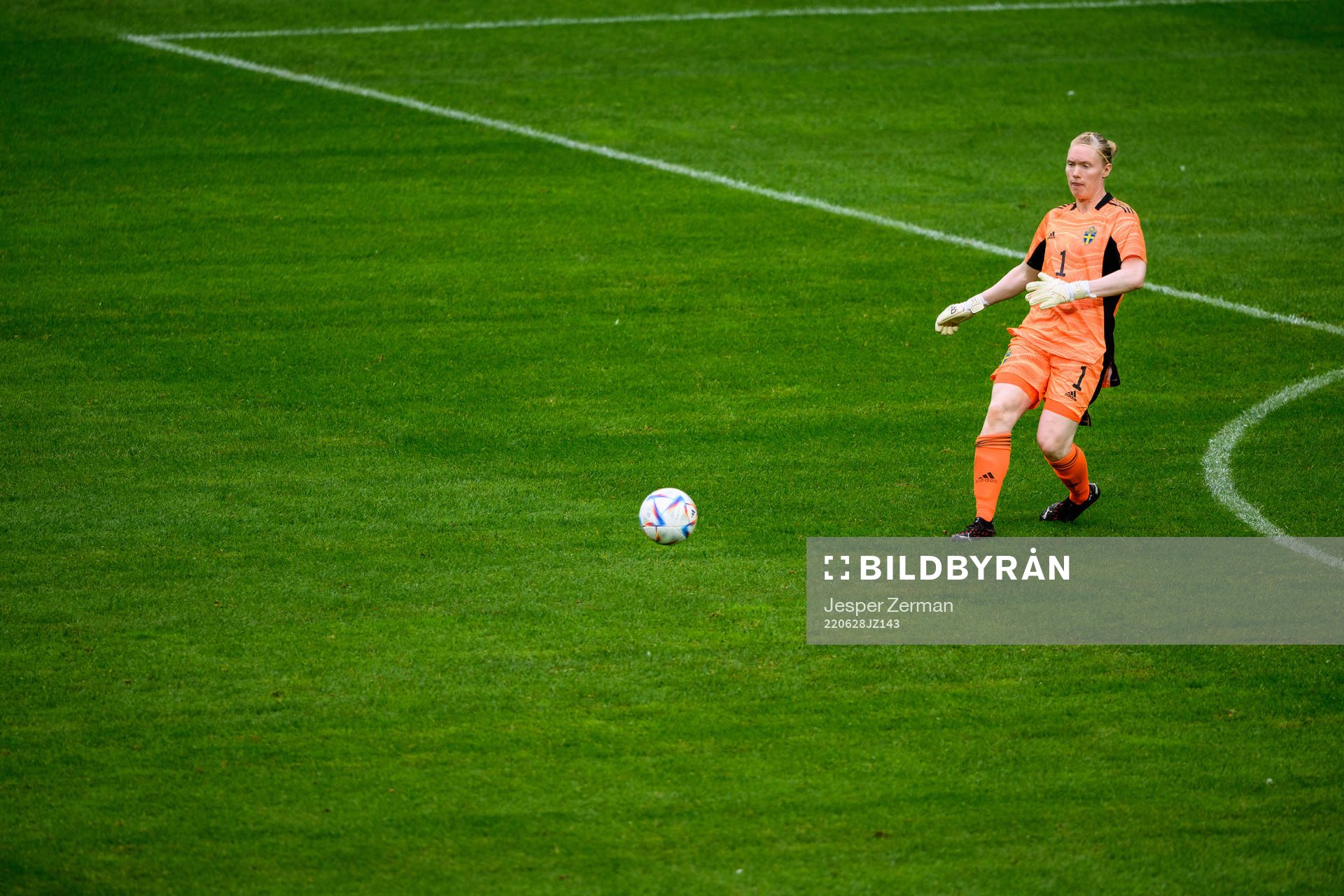 goalkeeper Hedvig Lindahl of Sweden