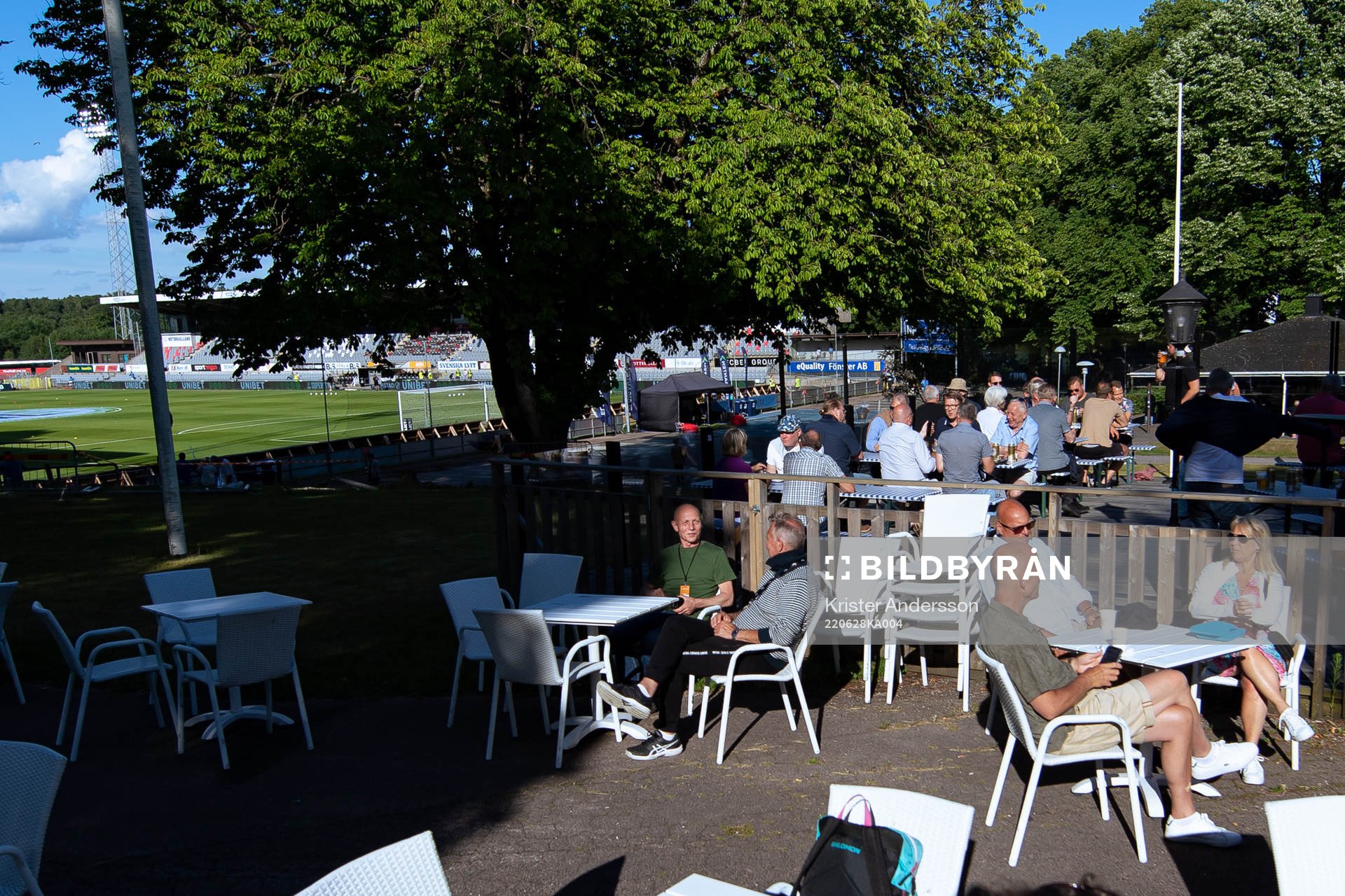 Medlemspuben före fotbollsmatchen i Superettan mellan