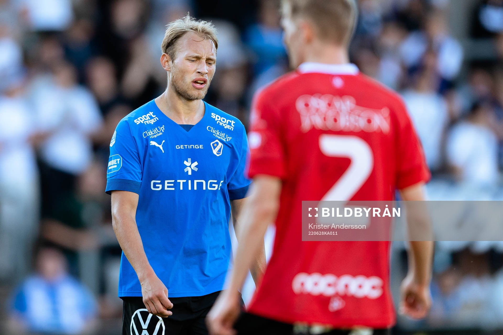 Halmstads Villiam Dahlström deppar