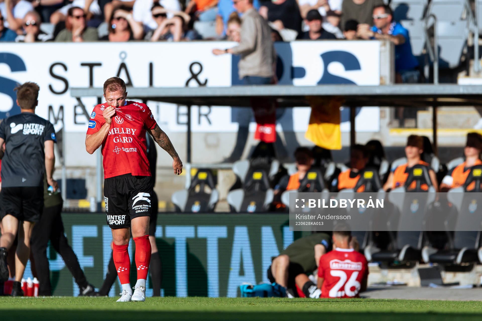 Trelleborgs Jesper Modig har ont