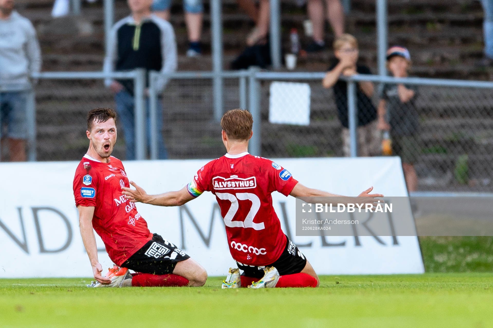 Trelleborgs Nicolas Mortensen jublar