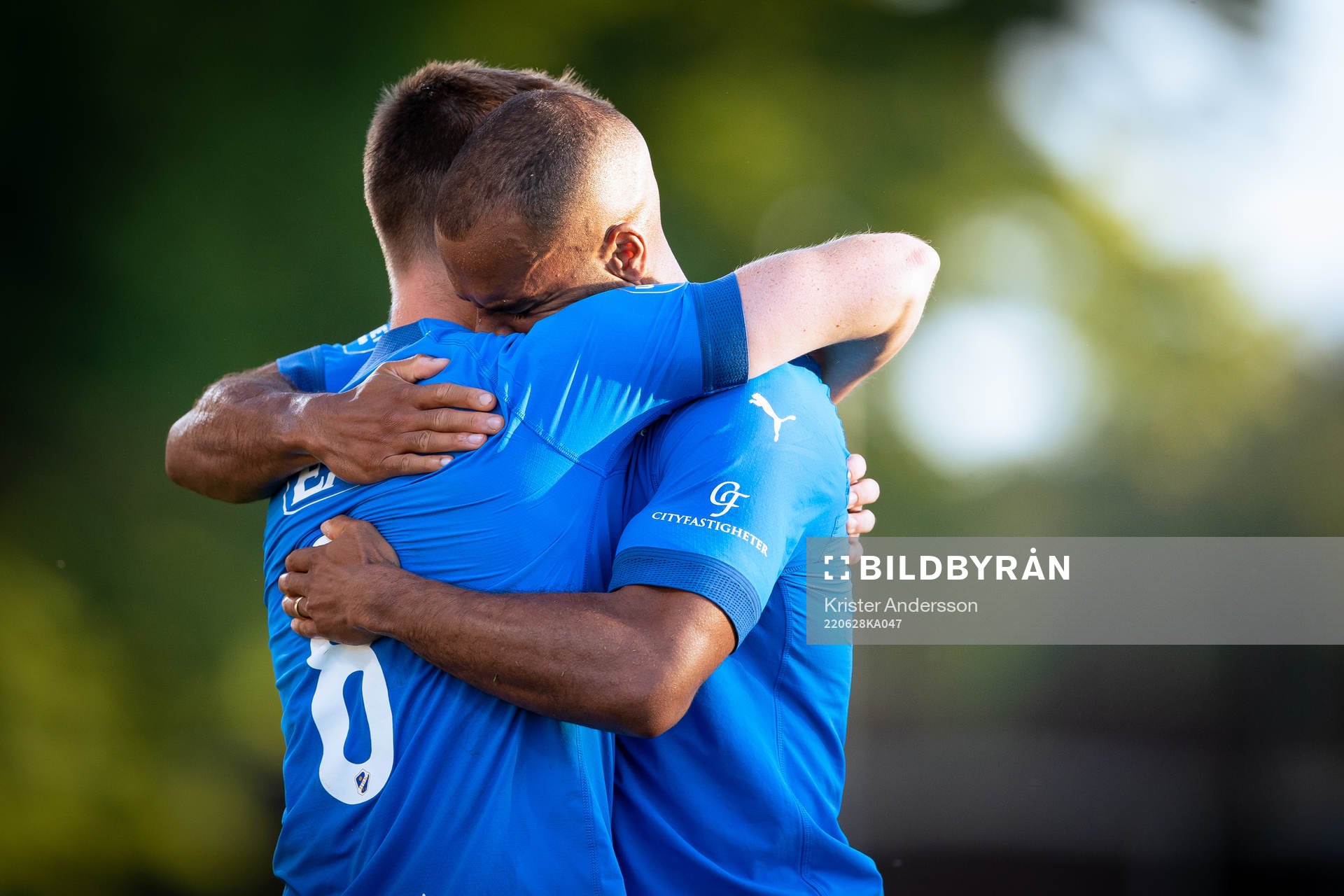Halmstads Jonathan Svedberg och Phil Ofosu-Ayeh