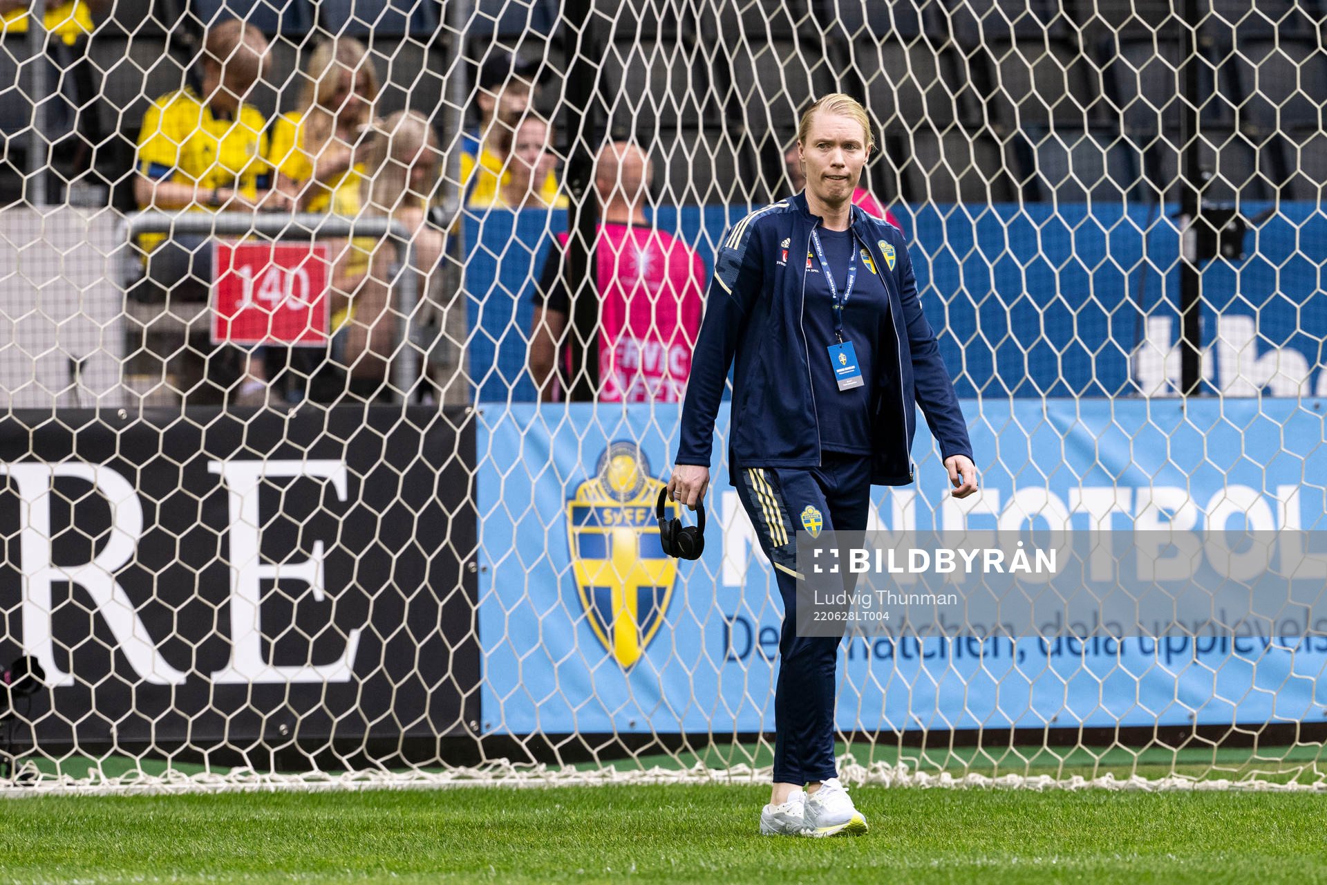 Goalkeeper Hedvig Lindahl of Sweden