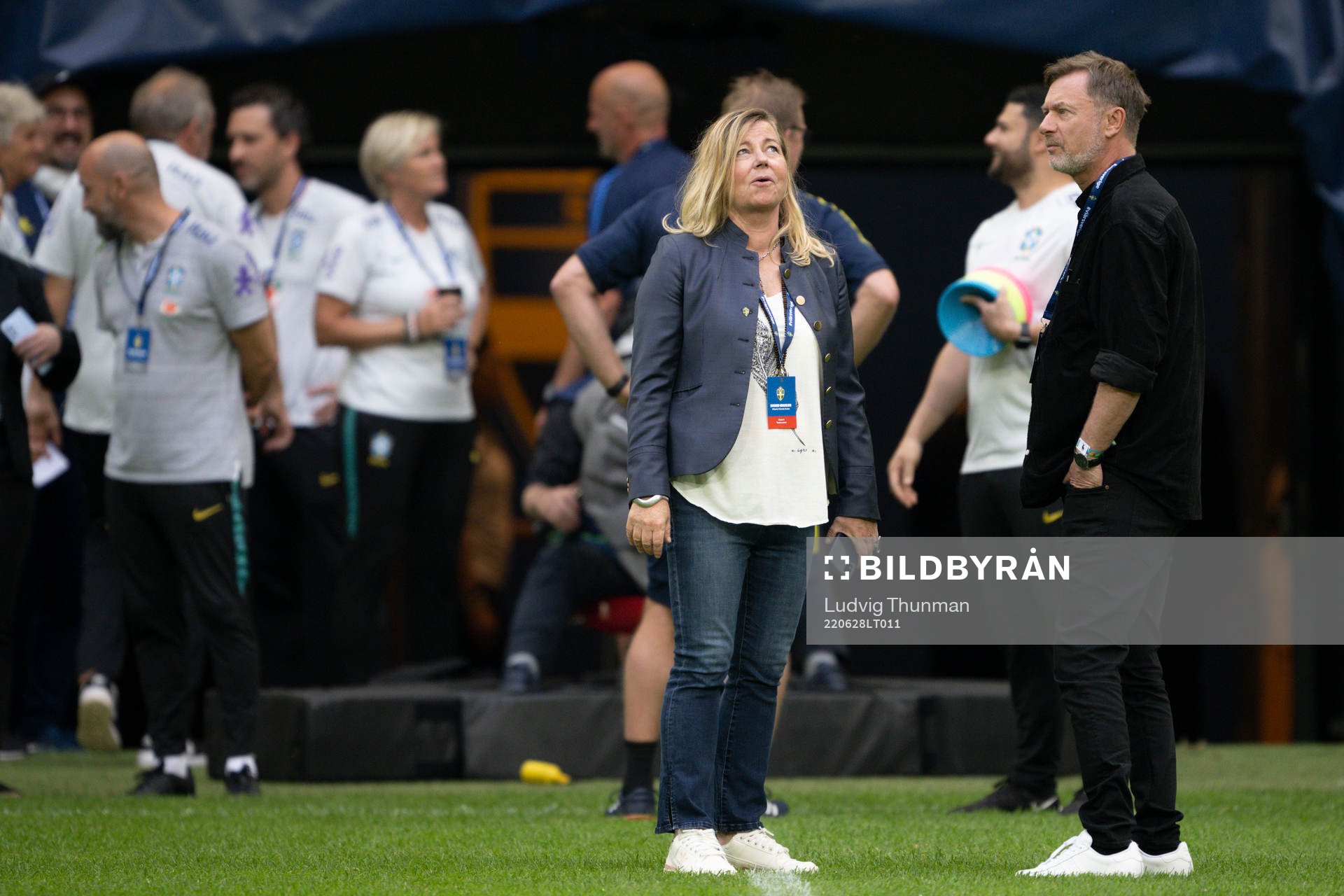 Marika Domanski Lyfors, team Manager and Peter Gerhardsson,