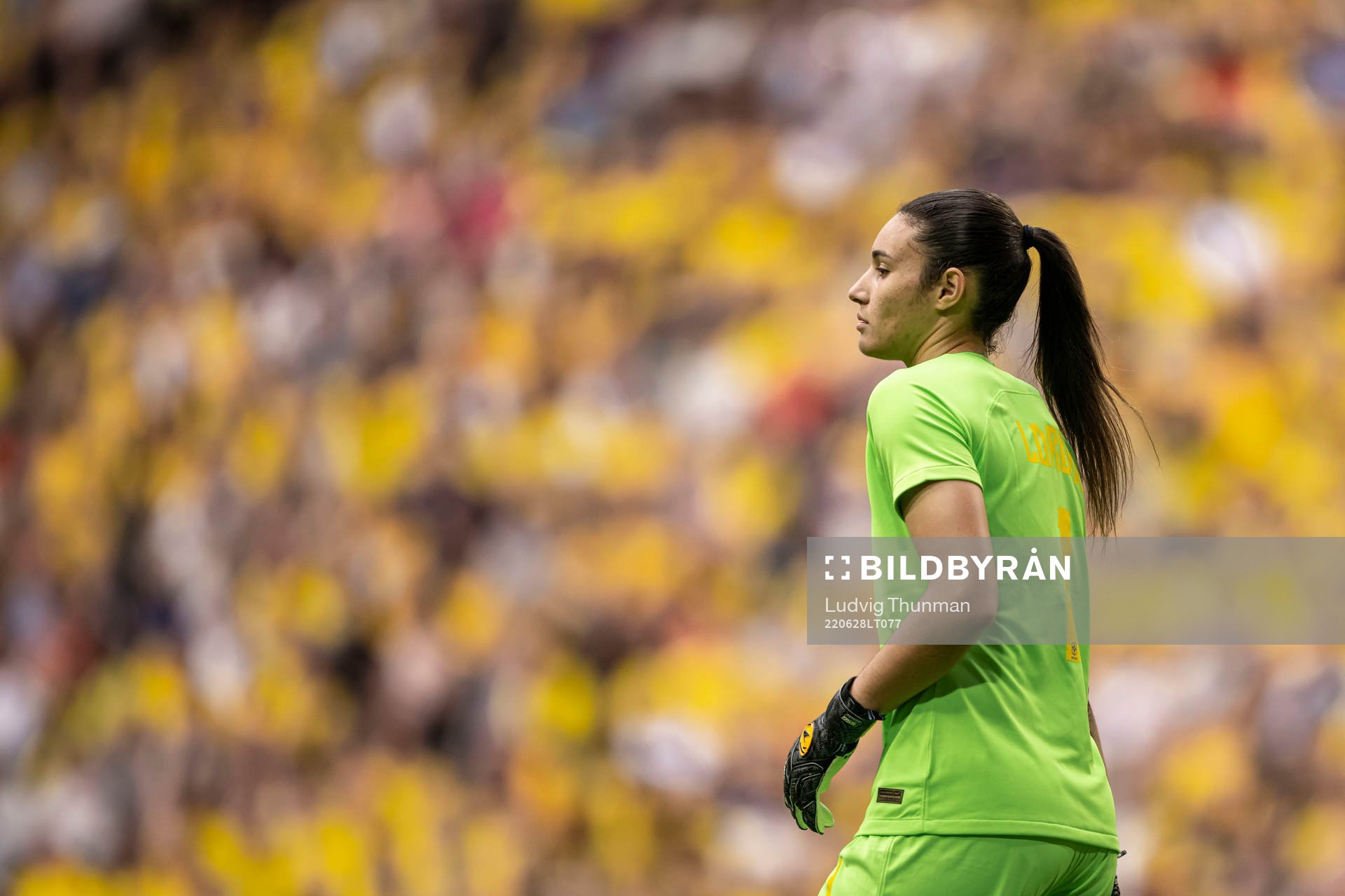 goalkeeper  Lorena of Brazil