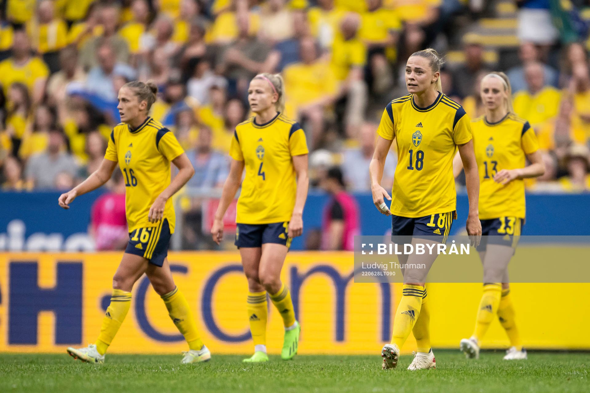 Filippa Angeldahl, Hanna Glas, Fridolina Rolfö and Amanda