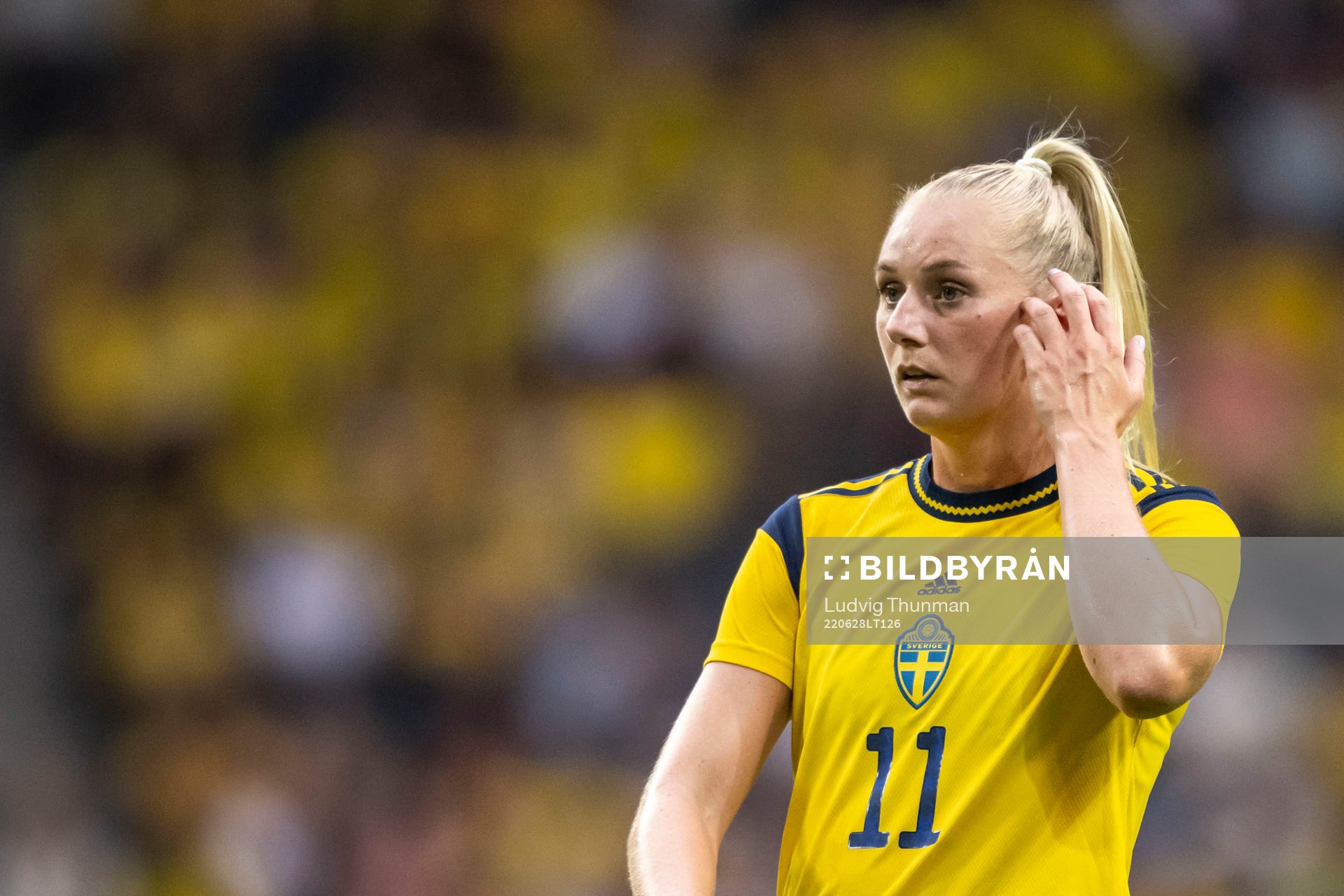 Stina Blackstenius of Sweden