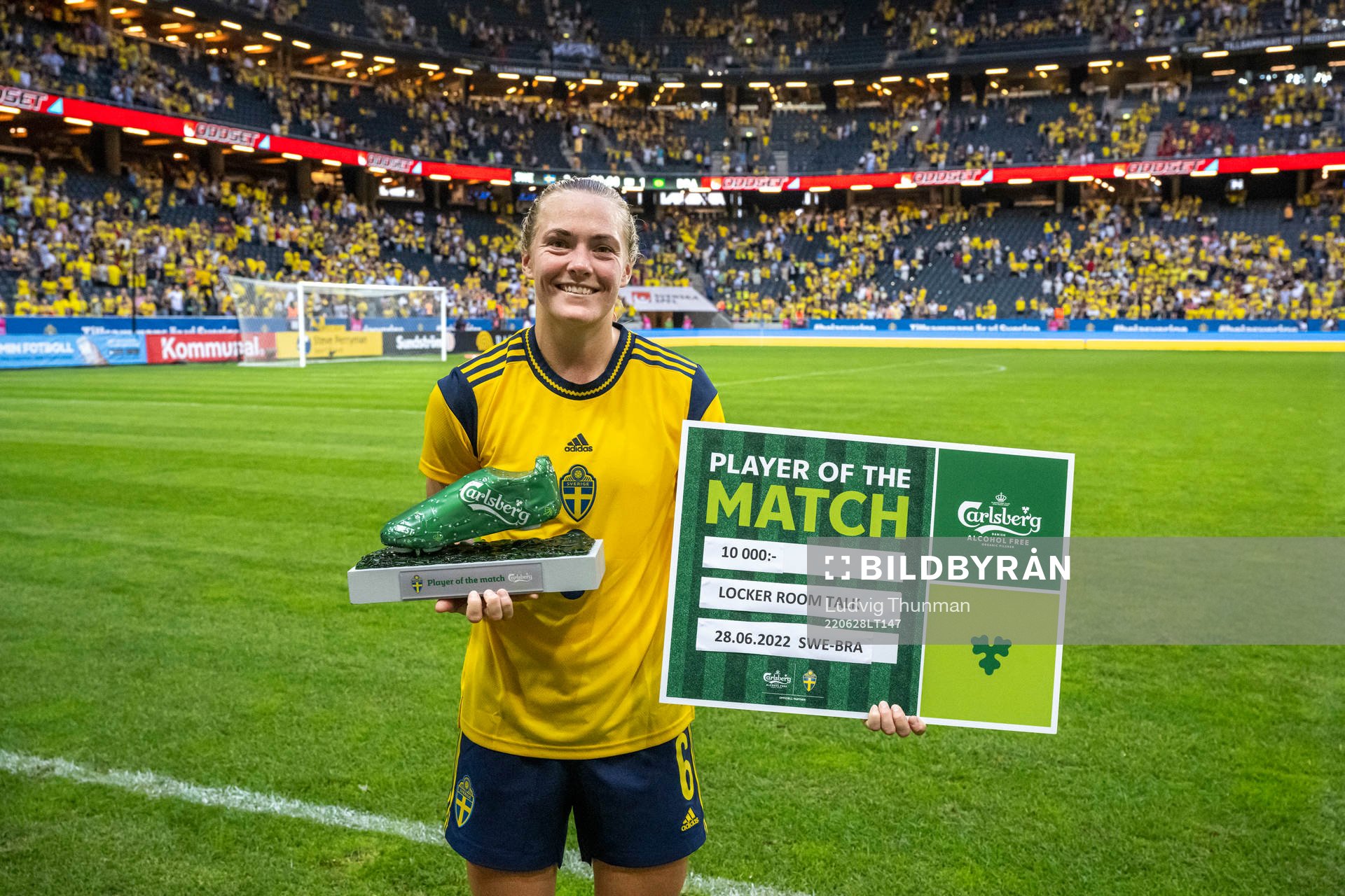 Magdalena Eriksson of Sweden pose for a picture