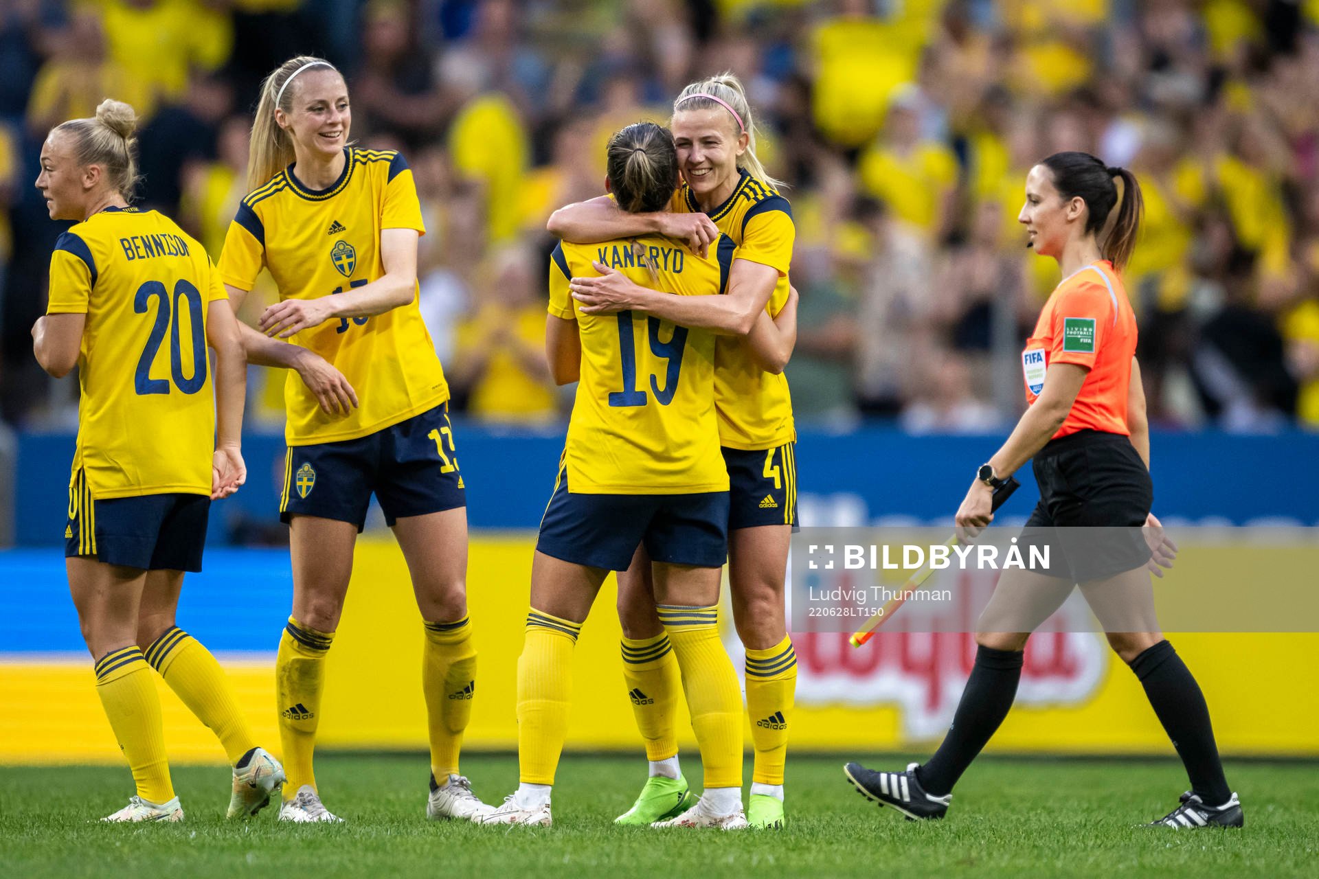 Hanna Bennison, Johanna Rytting Kaneryd and Hanna Glas of