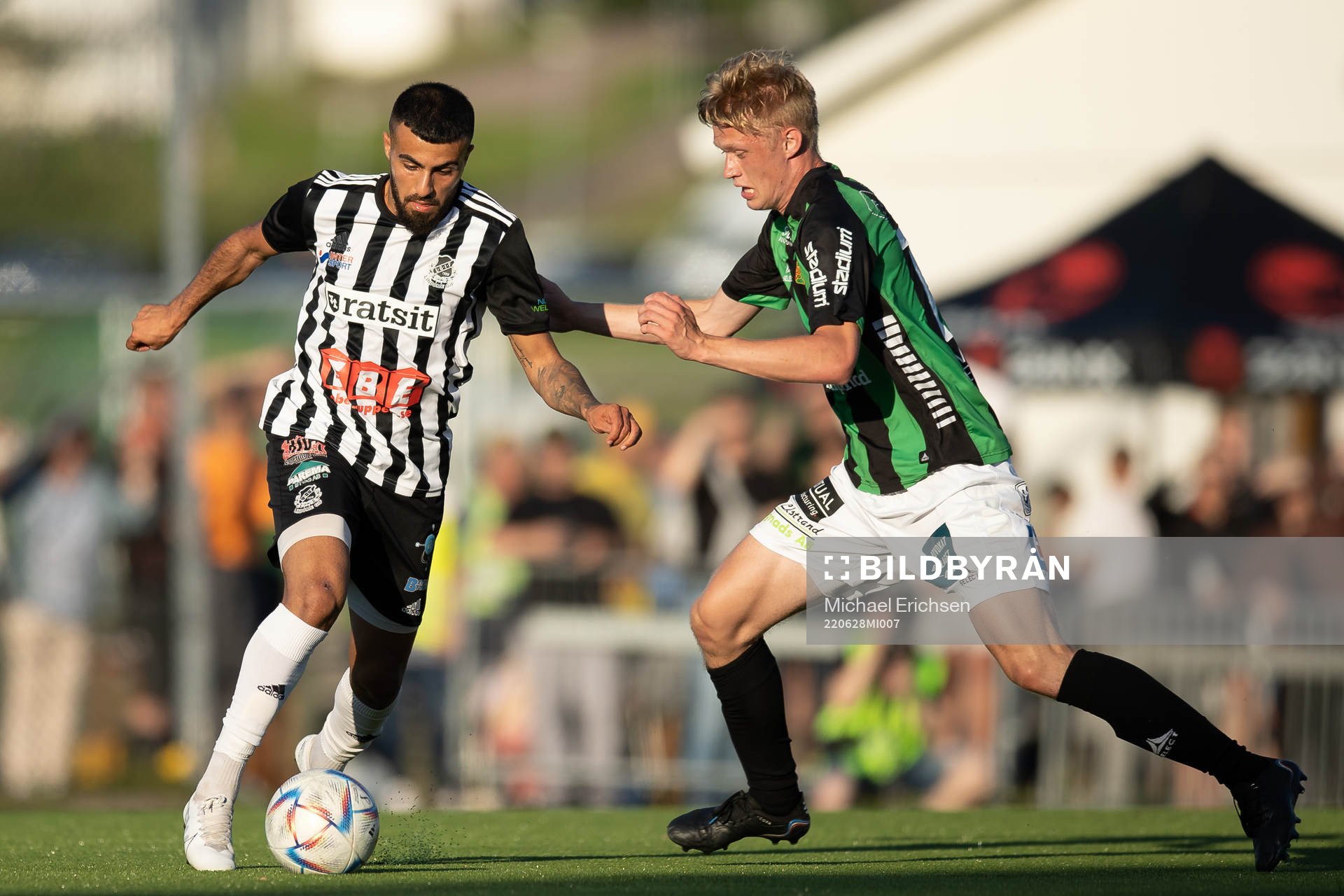 Lindomes Ihab Naser och GAIS Viktor Nilsen
