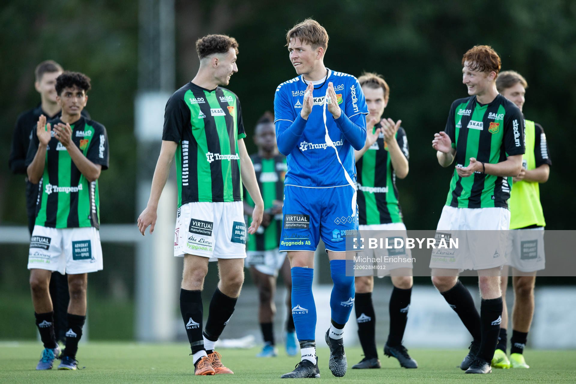 GAIS målvakt Erik Westgärds jublar