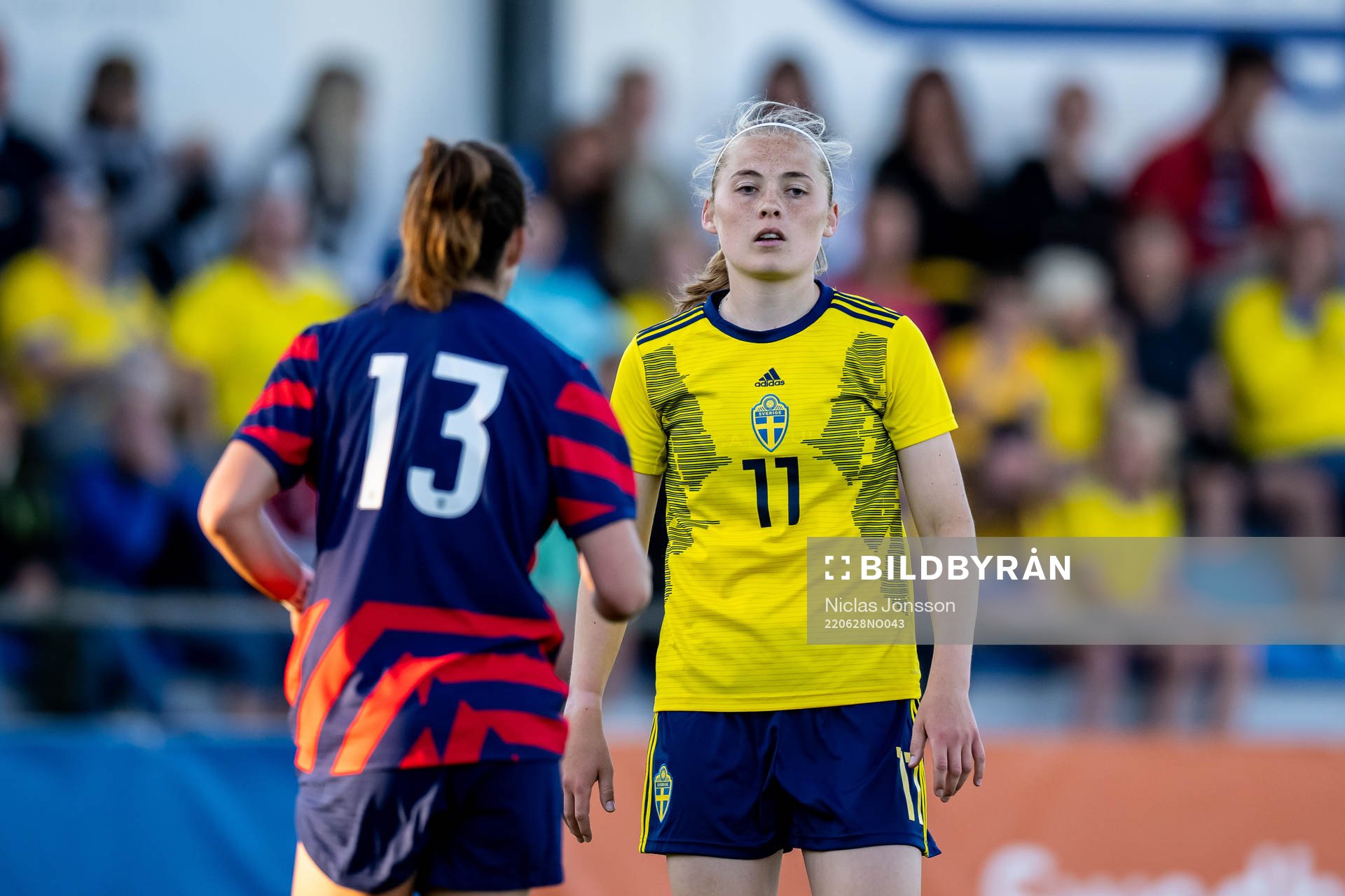 Paulina Nyström of Sweden looks dejected
