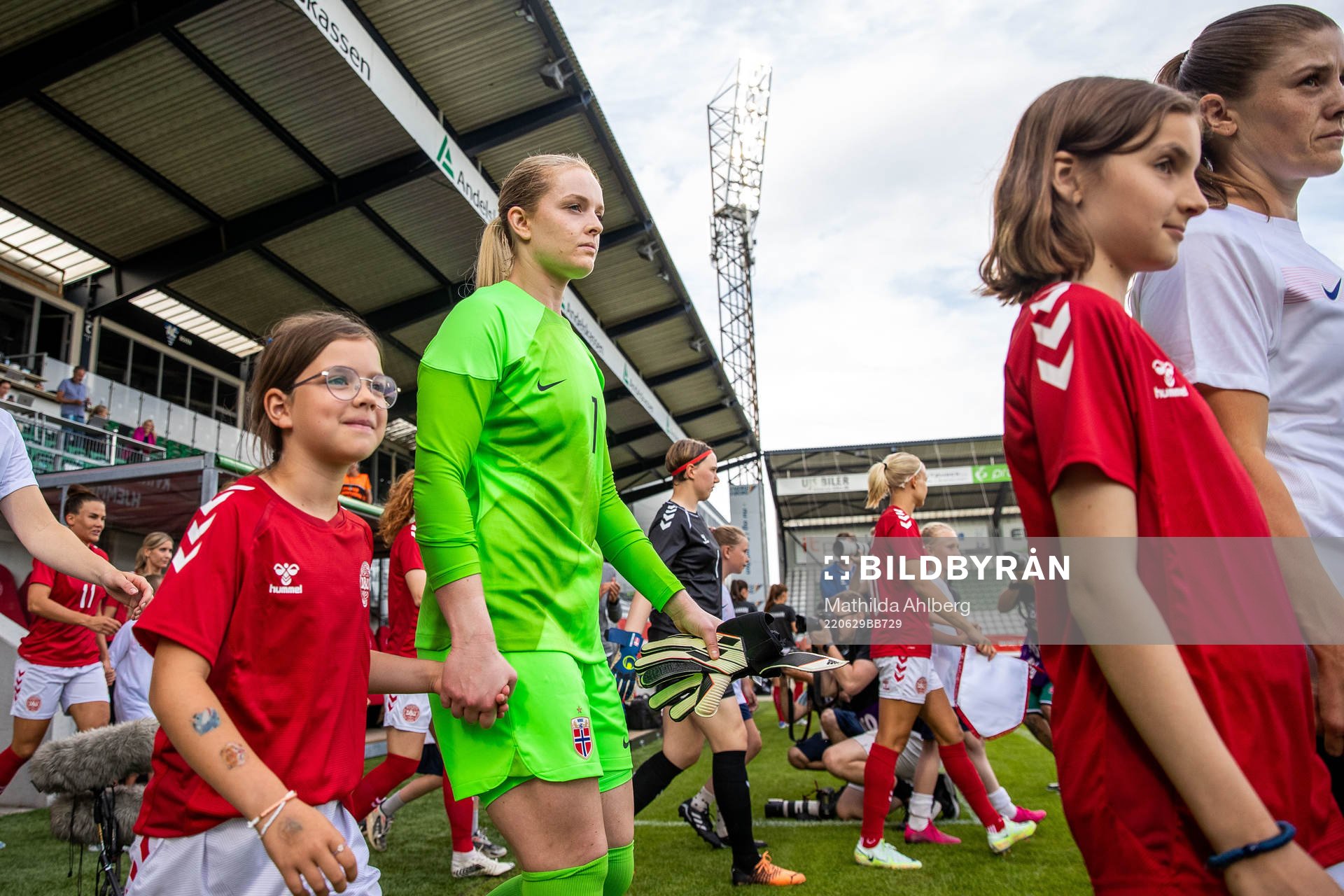 Goalkeeper Guro Pettersen of Norway