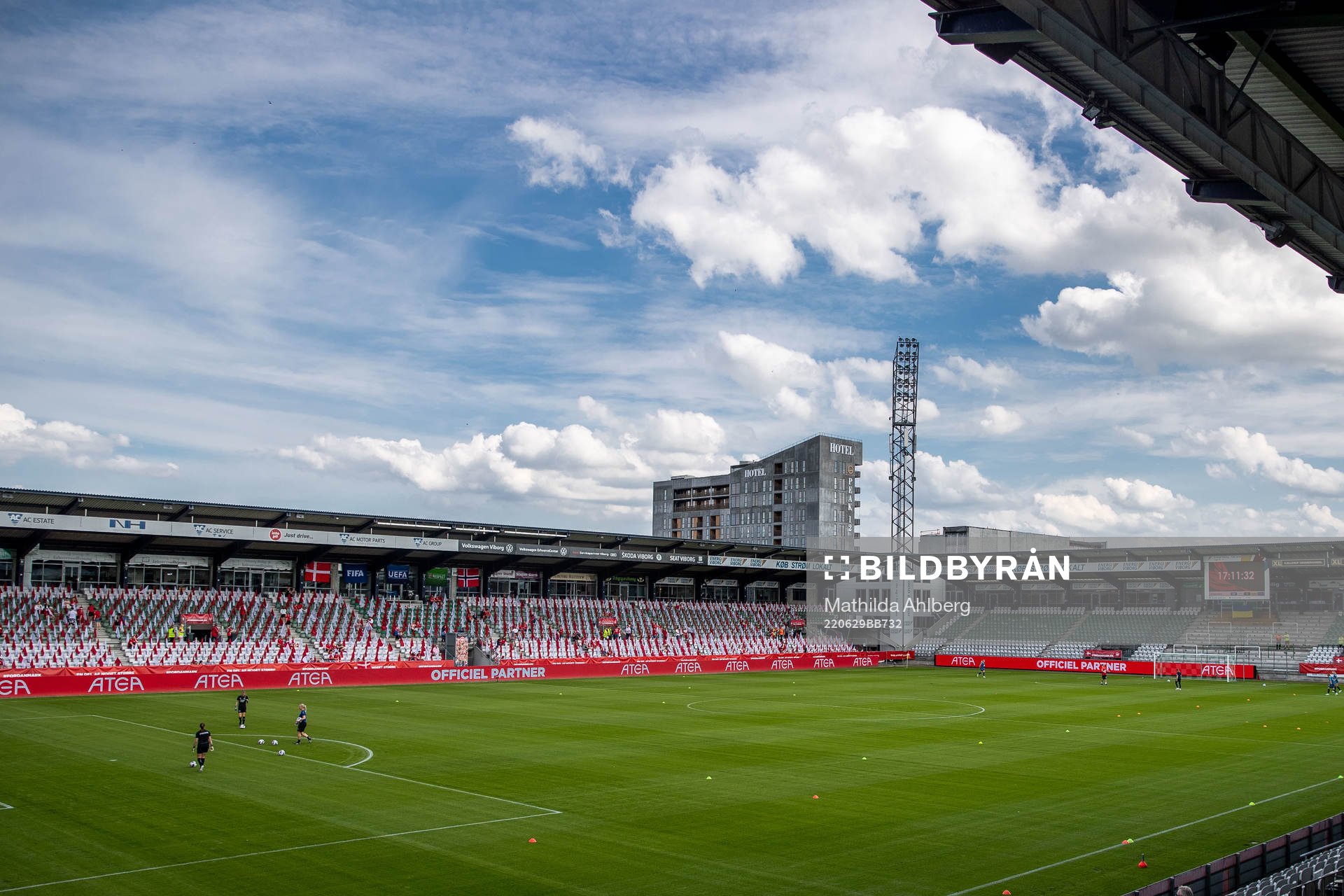 General view of Viborg Stadium