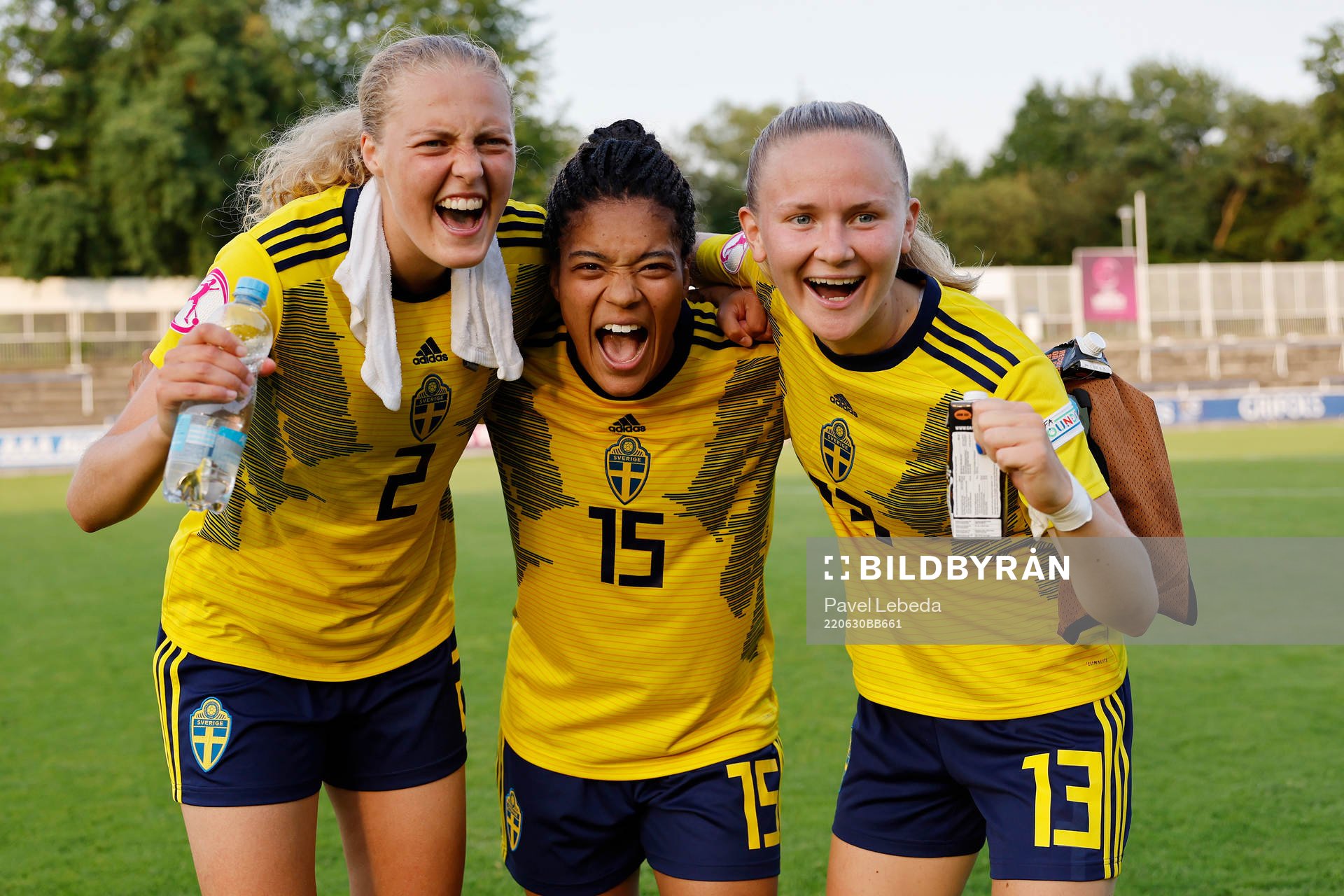 Elma Junttila Nelhage, Evelina Duljan and Matilda Vinberg