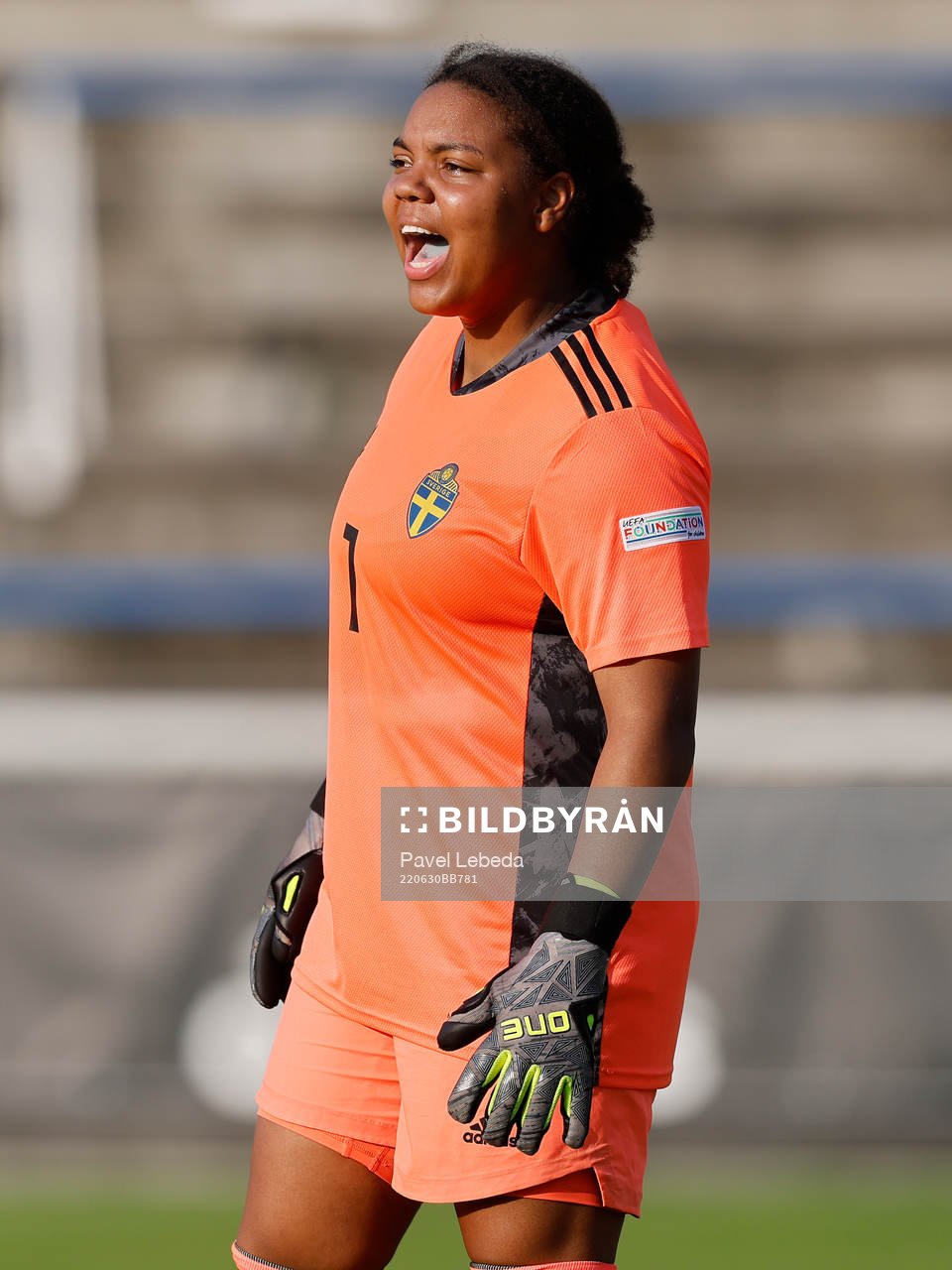 goalkeeper Serina Iddrisu Backmark of Sweden