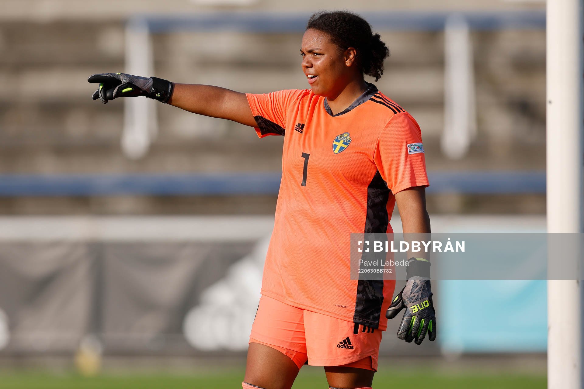 goalkeeper Serina Iddrisu Backmark of Sweden