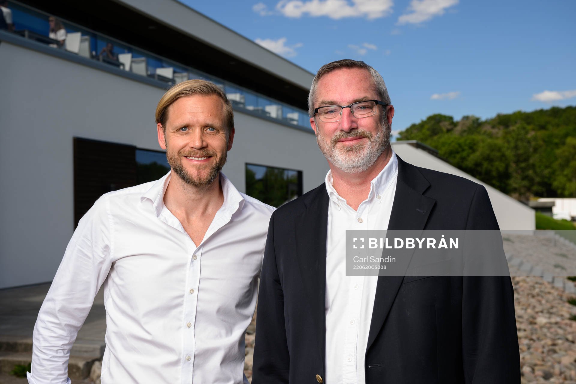 Häckens klubbchef Marcus Jodin och evenemangschef Anders
