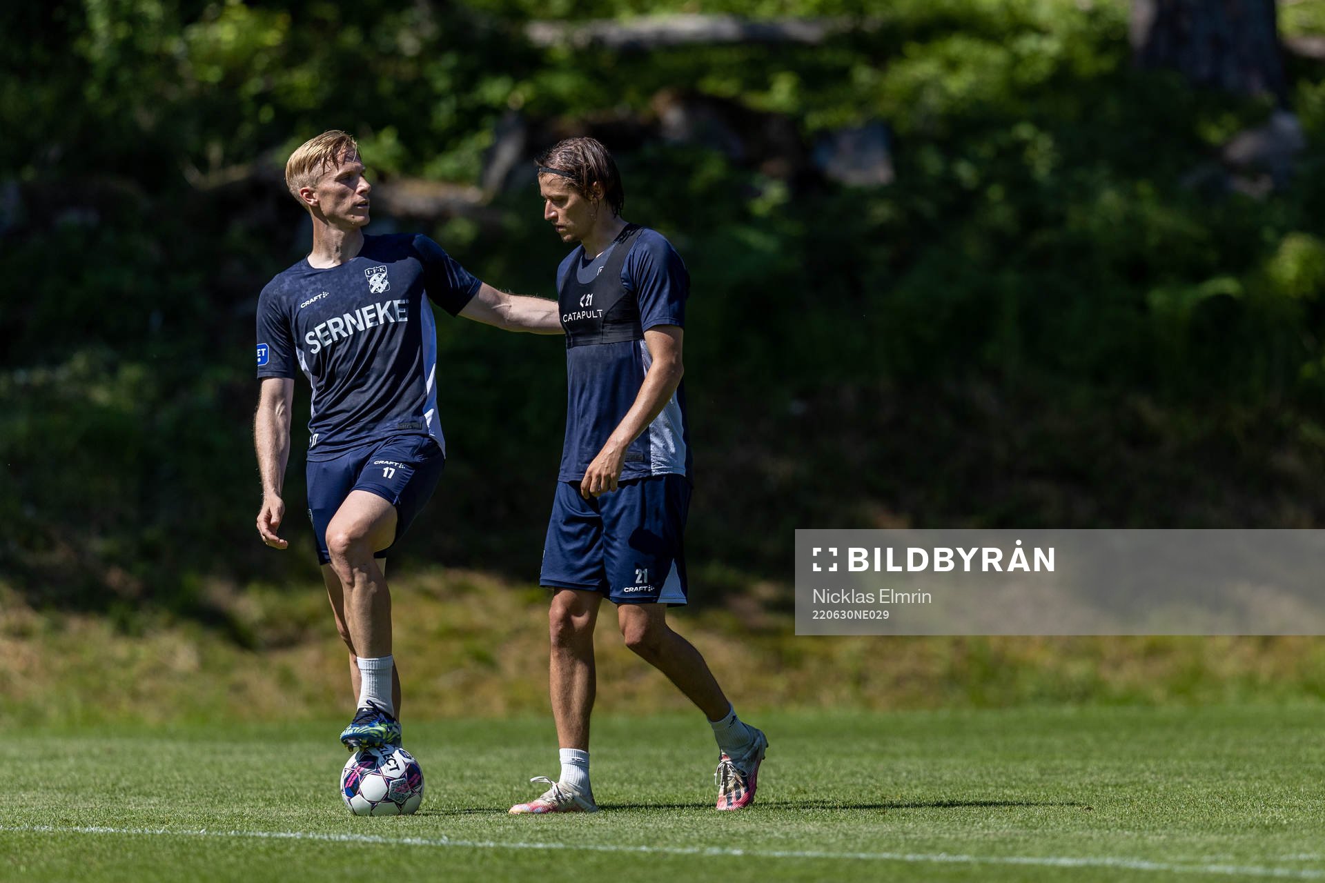 IFK Göteborgs Oscar Wendt och Simon Thern