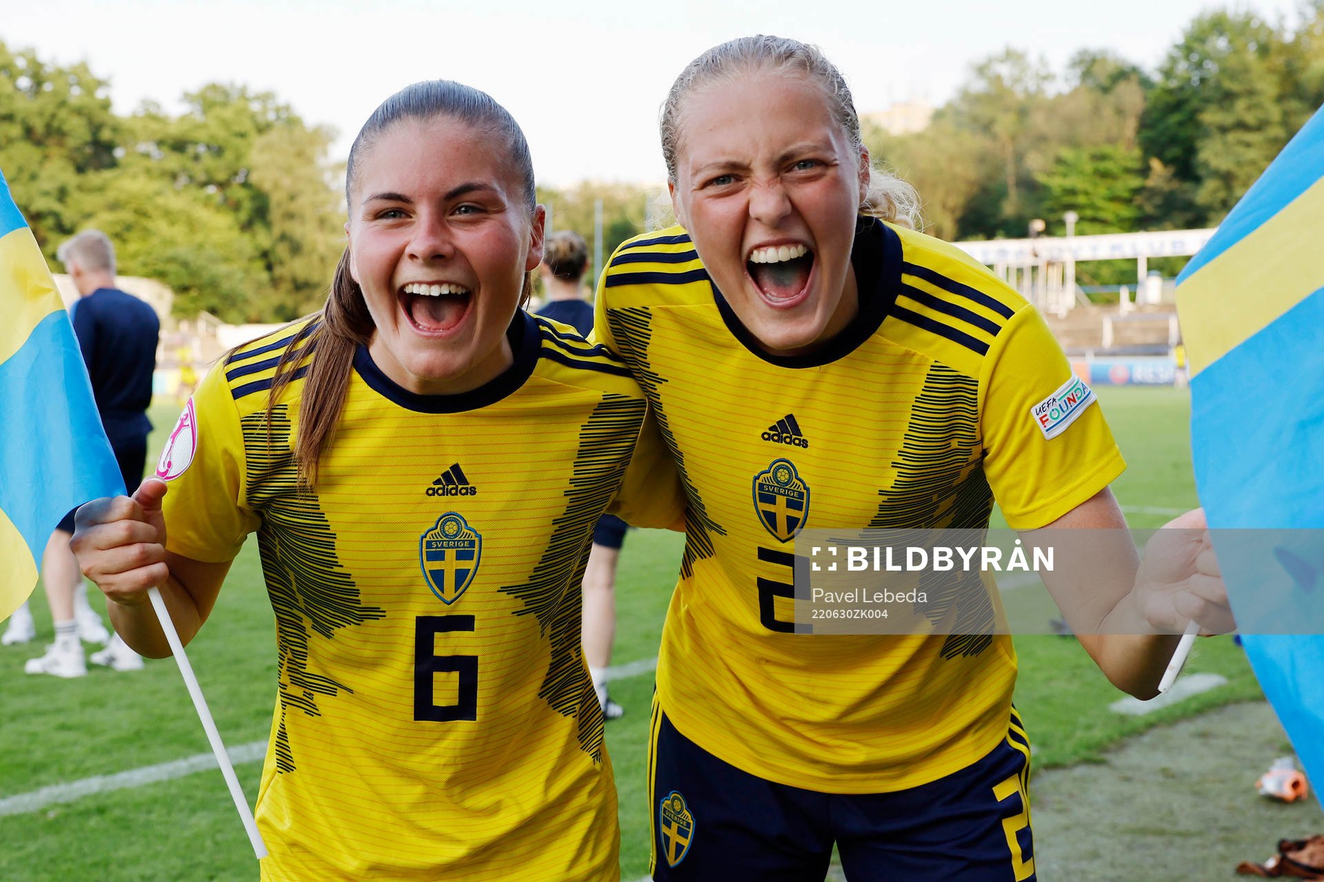 Hanna Wijk and Elma Juntilla Nelhage of Sweden