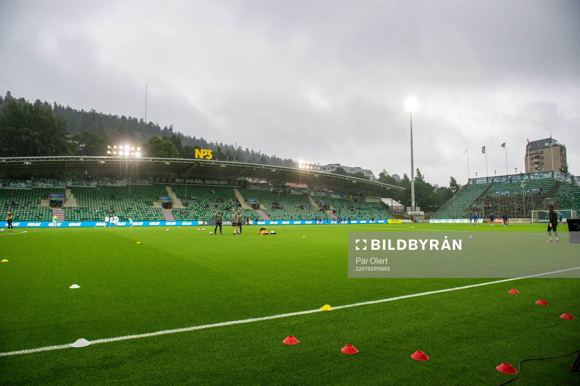 Vy över NP3 Arena