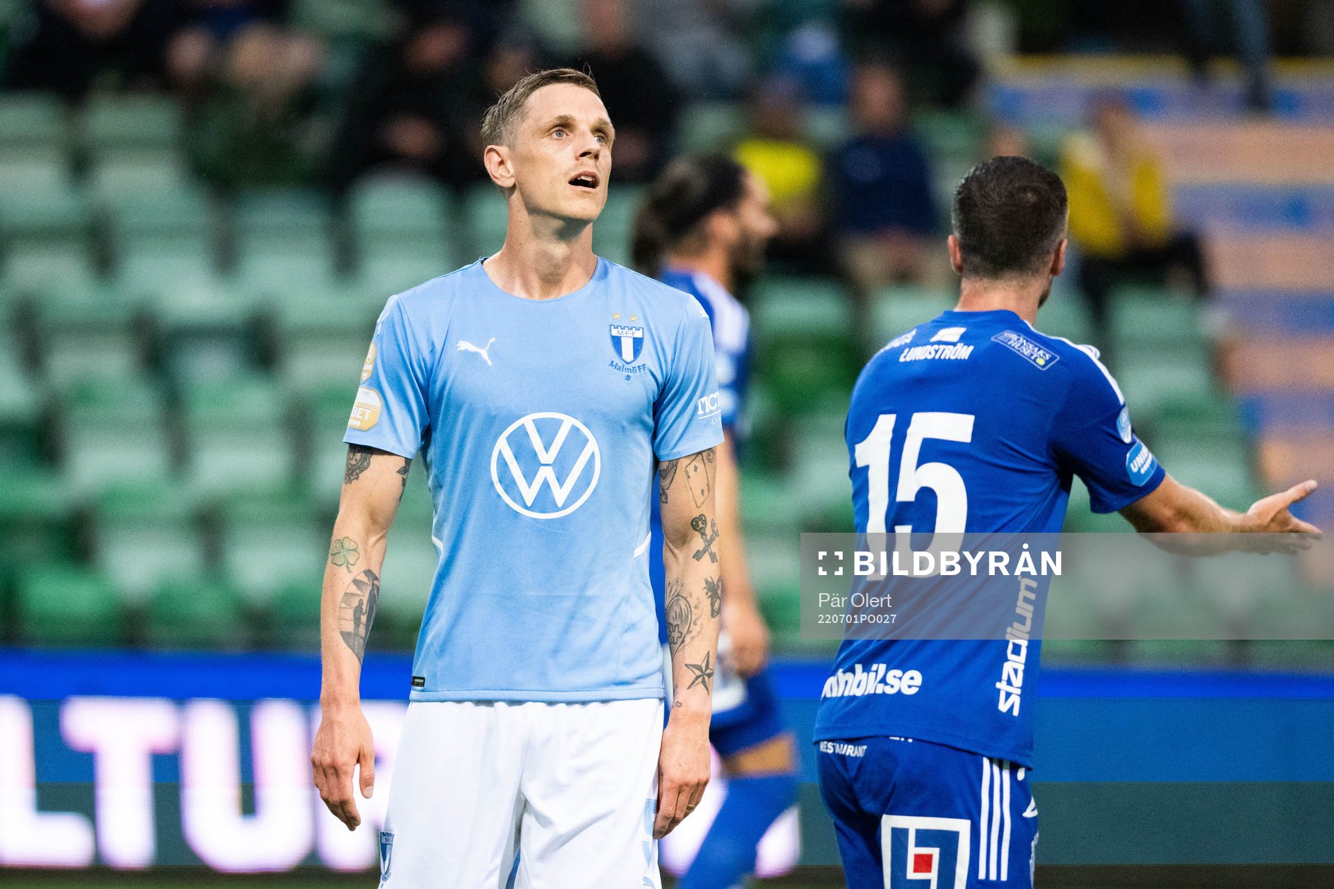 Malmö FFs Sören Rieks deppar