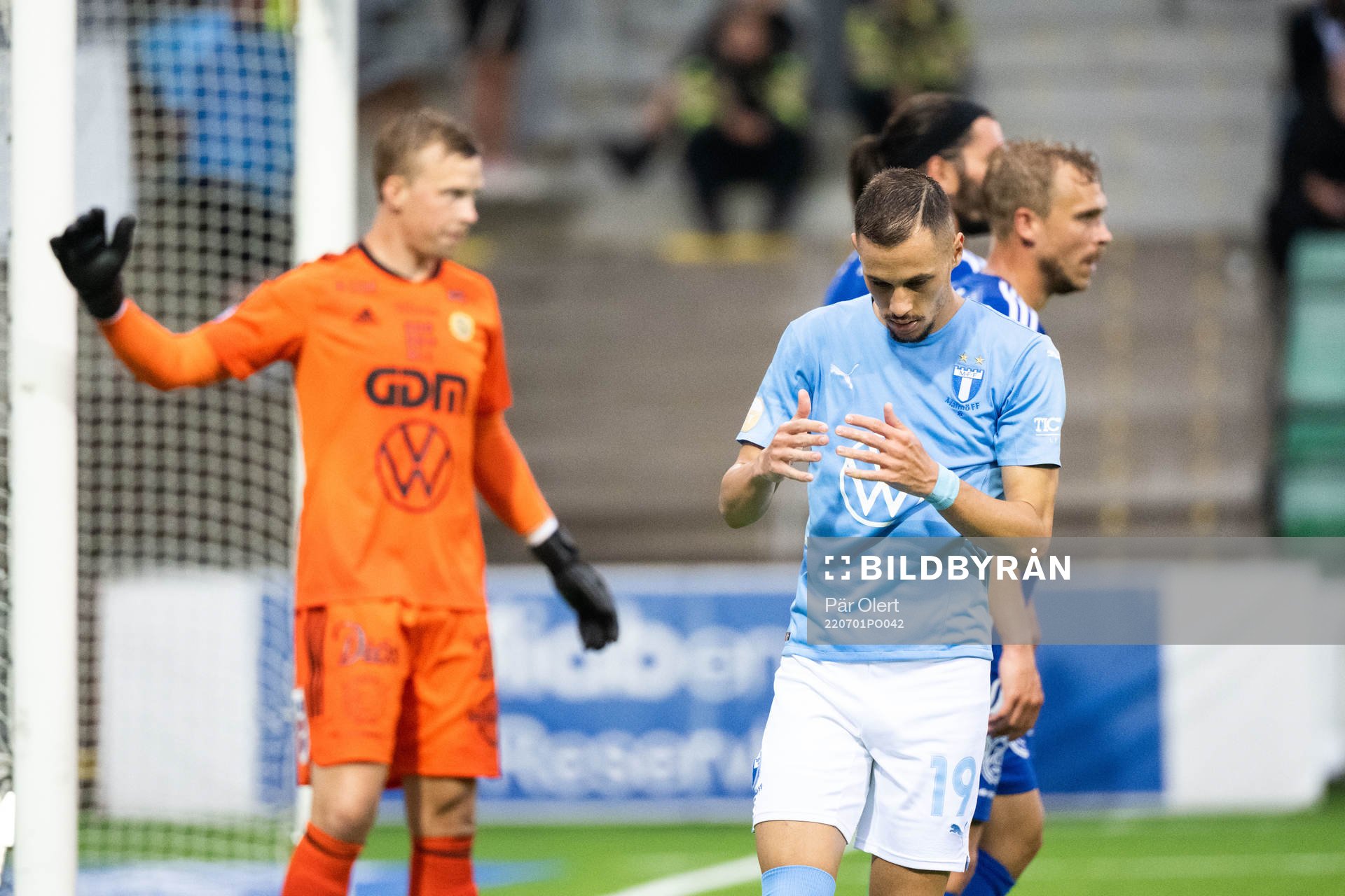 Malmö FFs Veljko Birmancevic deppar