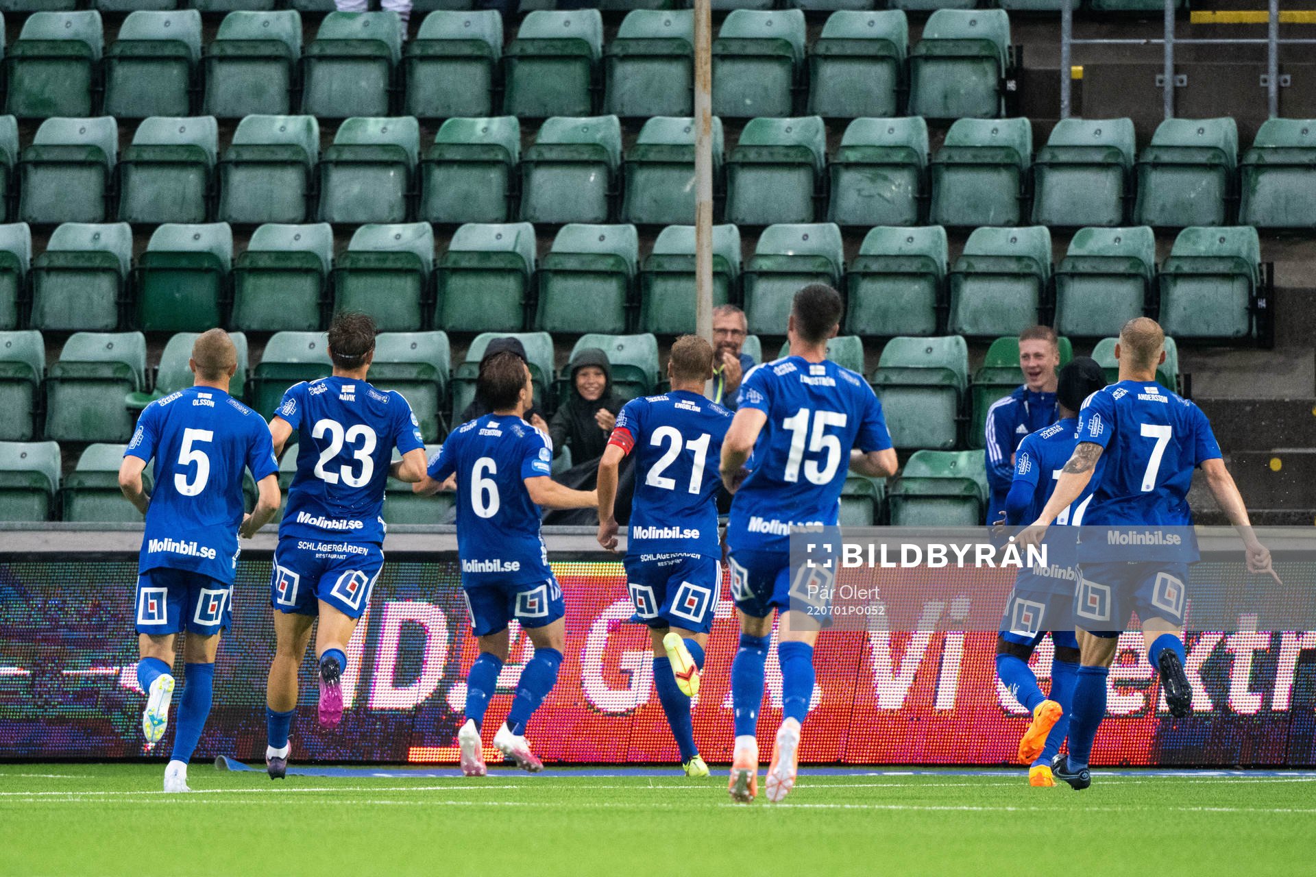 Sundsvalls Daniel Stensson jublar