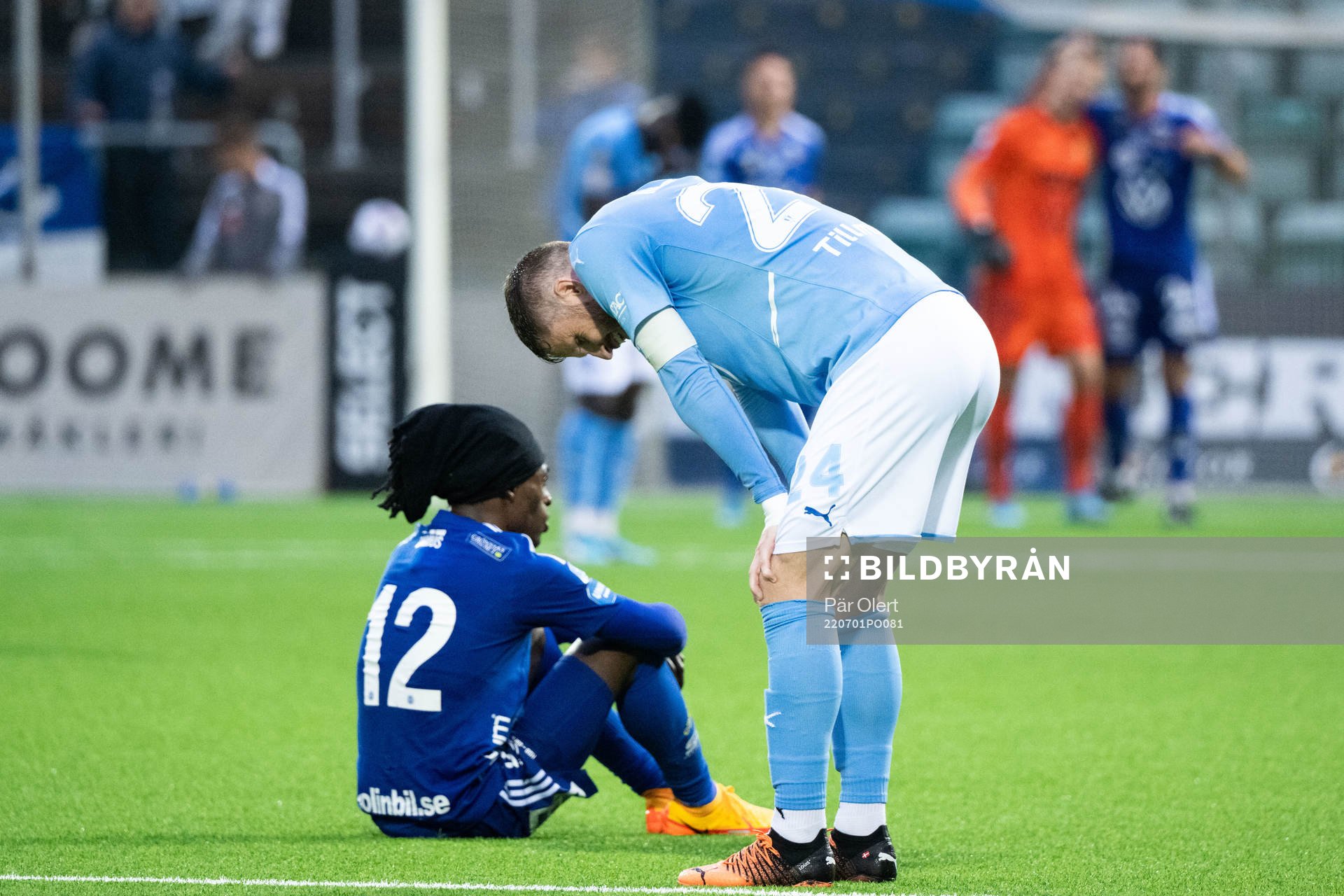 Malmö FFs Lasse Nielsen deppar