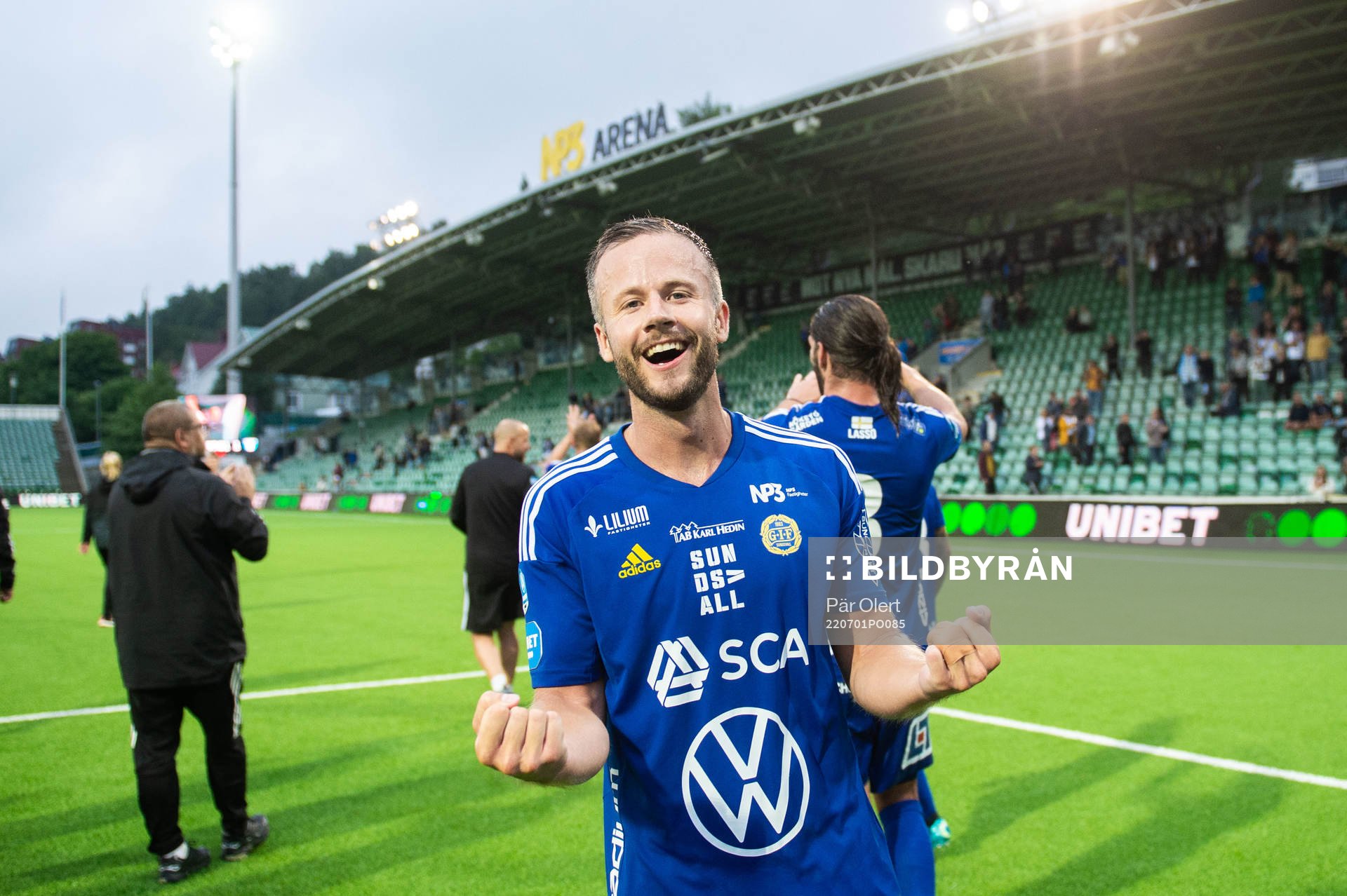 Sundsvalls Robert Lundström jublar