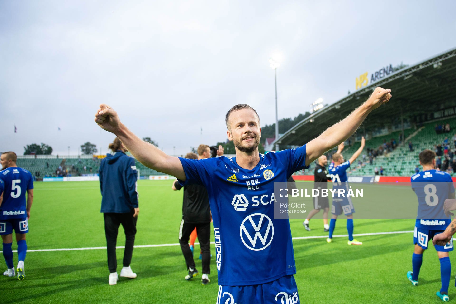 Sundsvalls Robert Lundström jublar