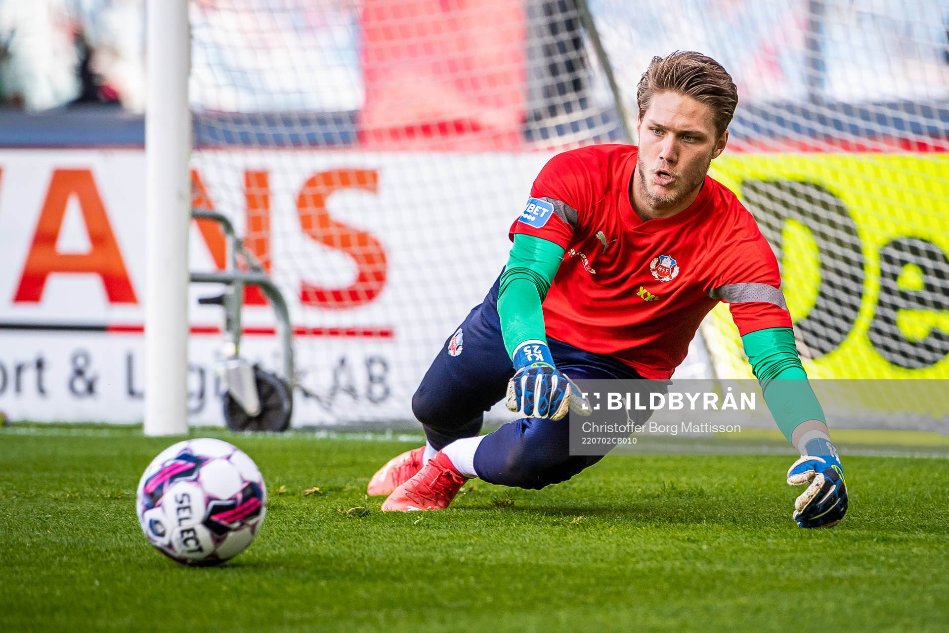 Helsingborgs målvakt Kalle Joelsson