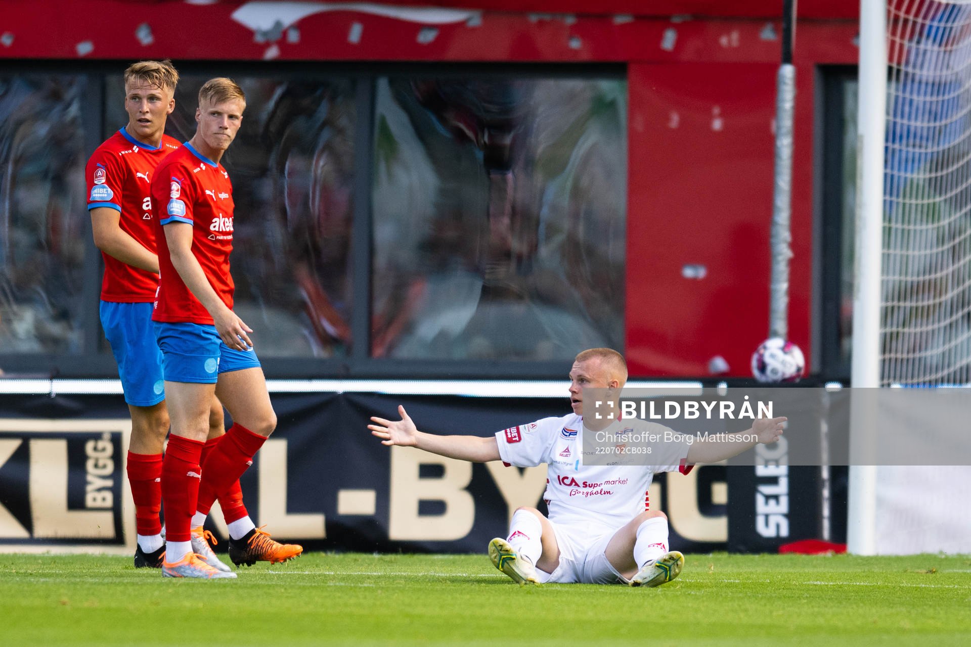 Kalmars Isak Jansson reagerar