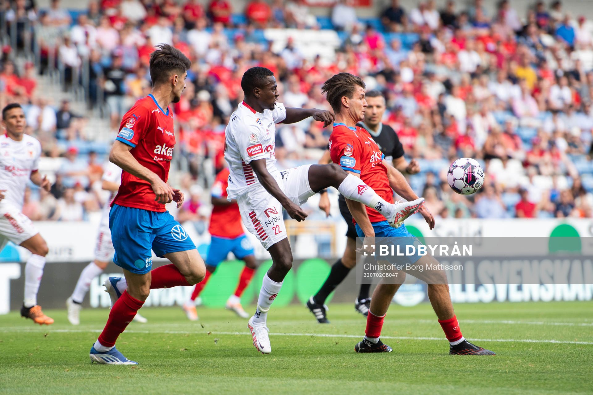 Kalmars Nahom Girmai Netabay och Helsingborgs Wilhelm Loeper