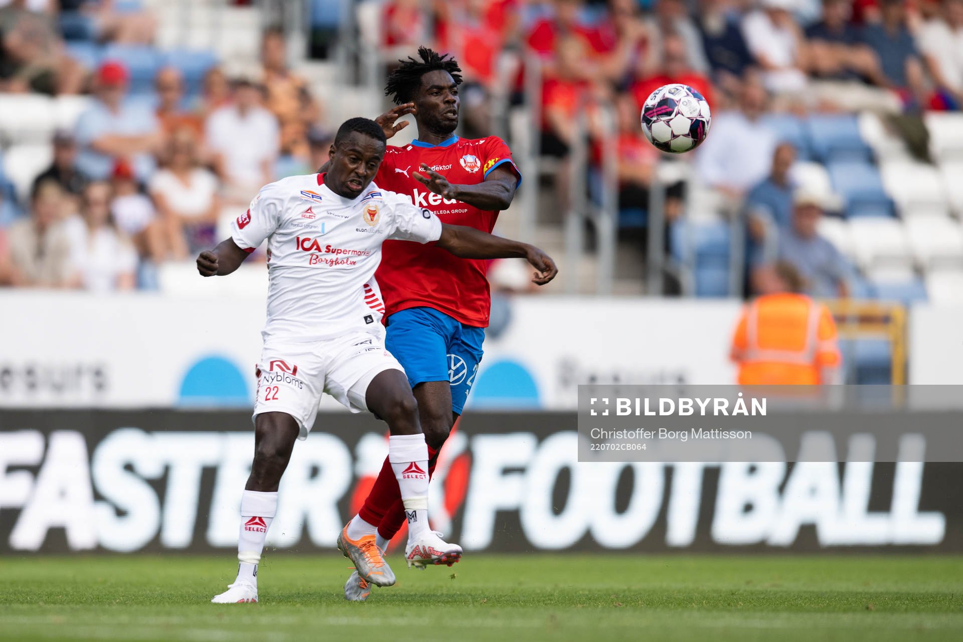 Kalmars Nahom Girmai Netabay och Helsingborgs Benjamin