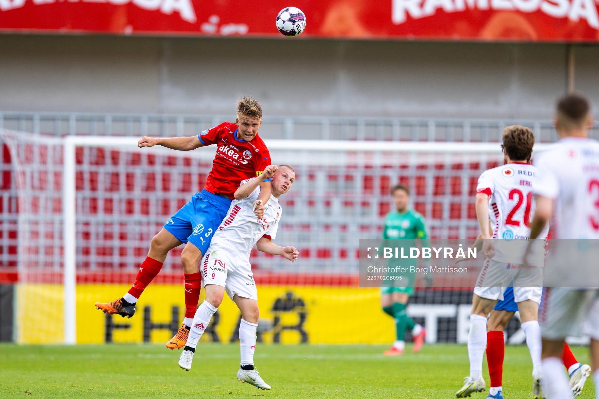 Helsingborgs Casper Widell och Kalmars Isak Jansson