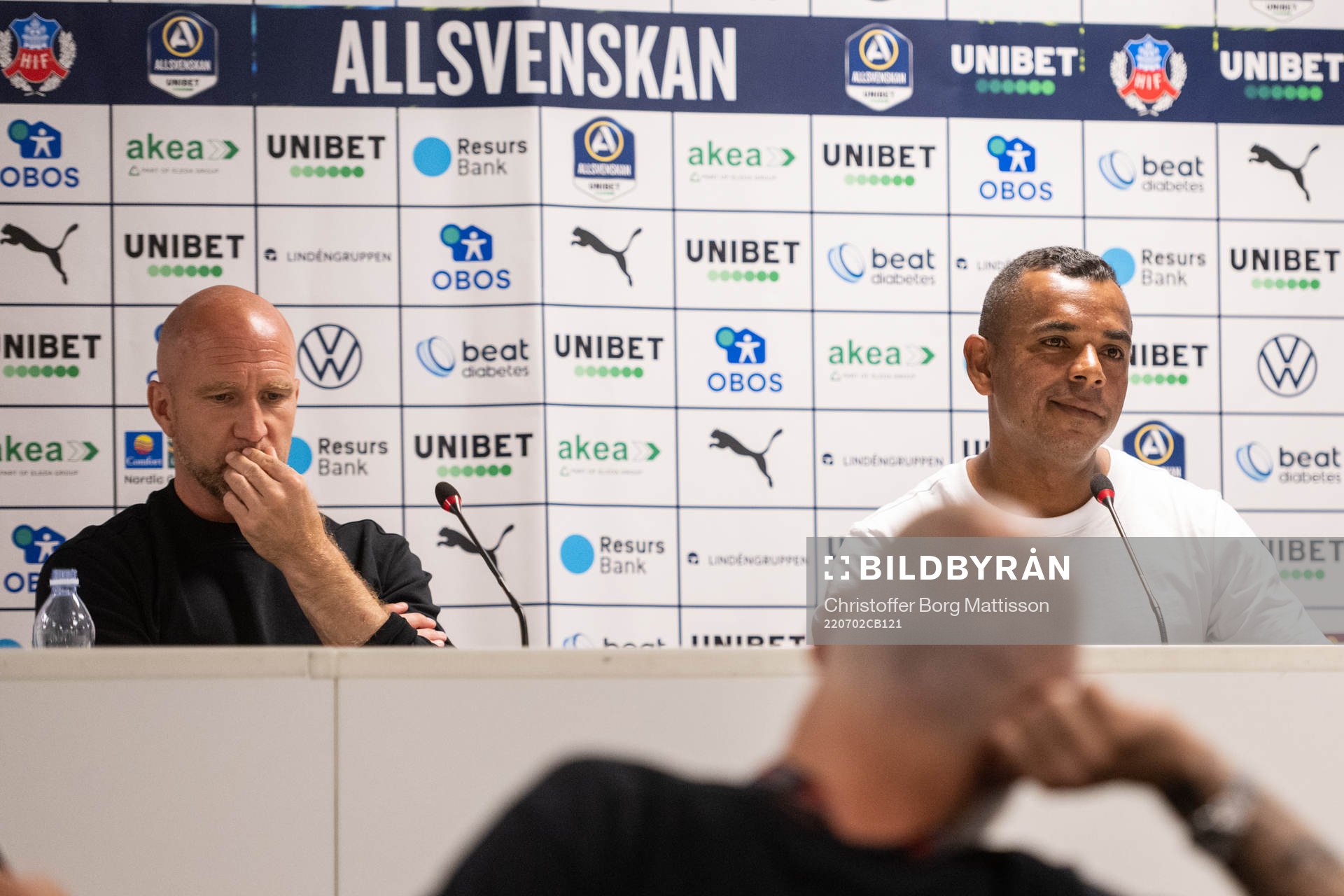 Kalmars tränare Henrik Rydström och Helsingborgs