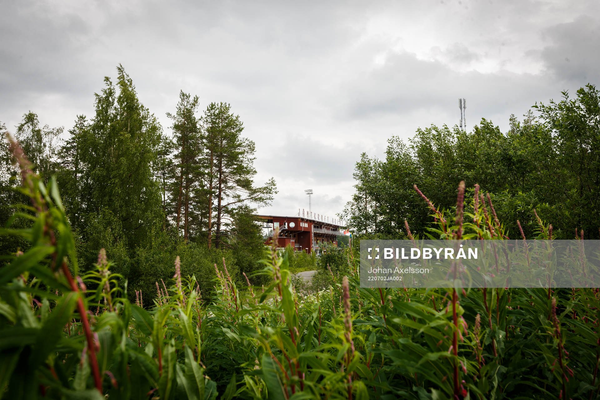 Jämtkraft Arena iför fotbollsmatchen i Superettan mellan